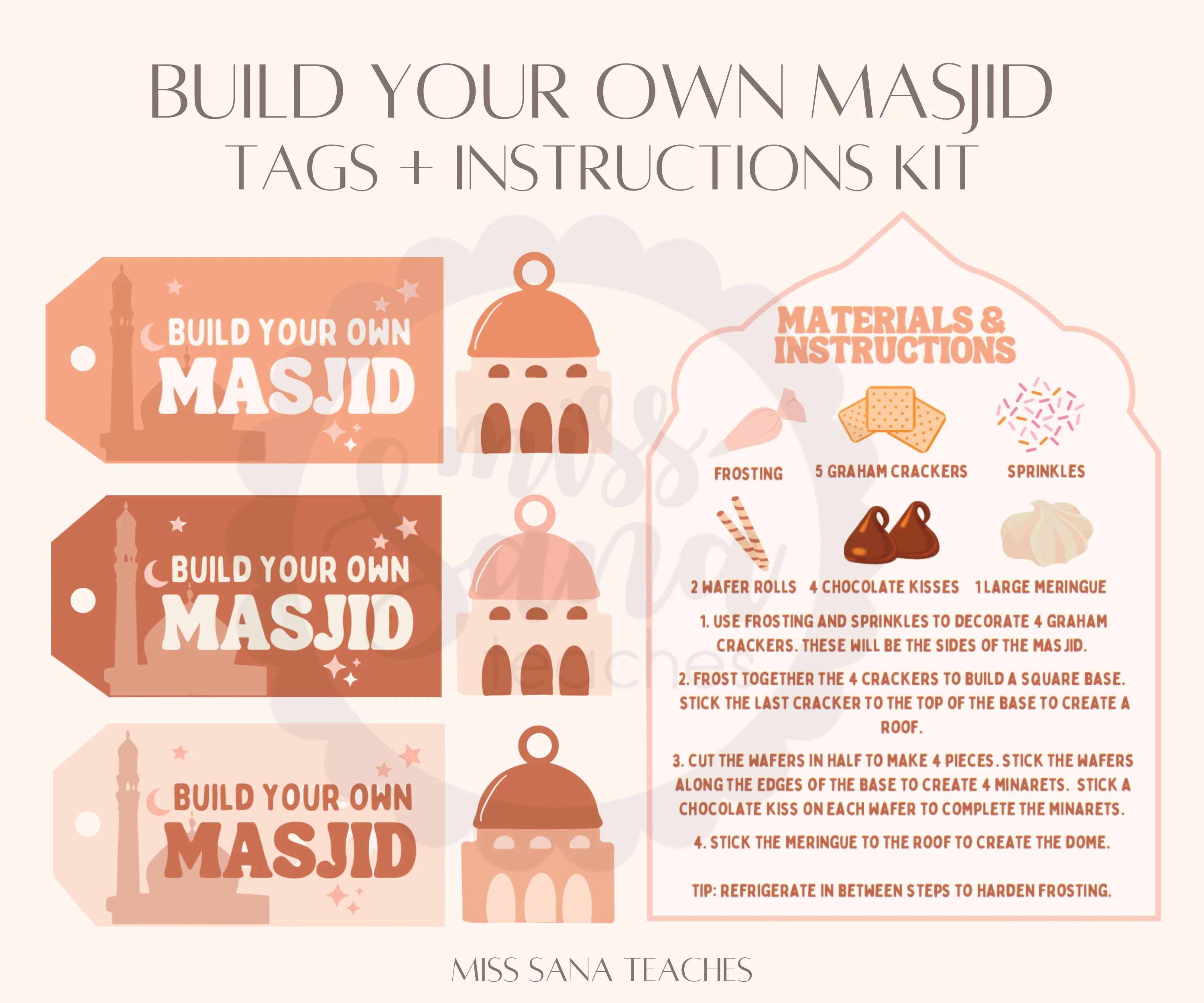 Build Your Own Masjid Printable Ramadan Islamic Activity