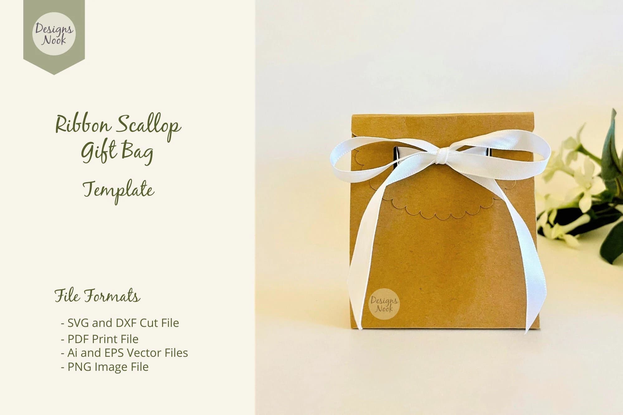 Gift Bag Template, Closed Lid Gift Bag, Gift Box SVG, Favour Box SVG, Wedding Favor, Box Template, Silhouette Cut Files, Cricut Cut Files