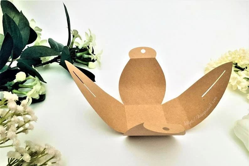 Curvy Favor Box Template – SVG, DXF & PDF (Digital Download) - image 4