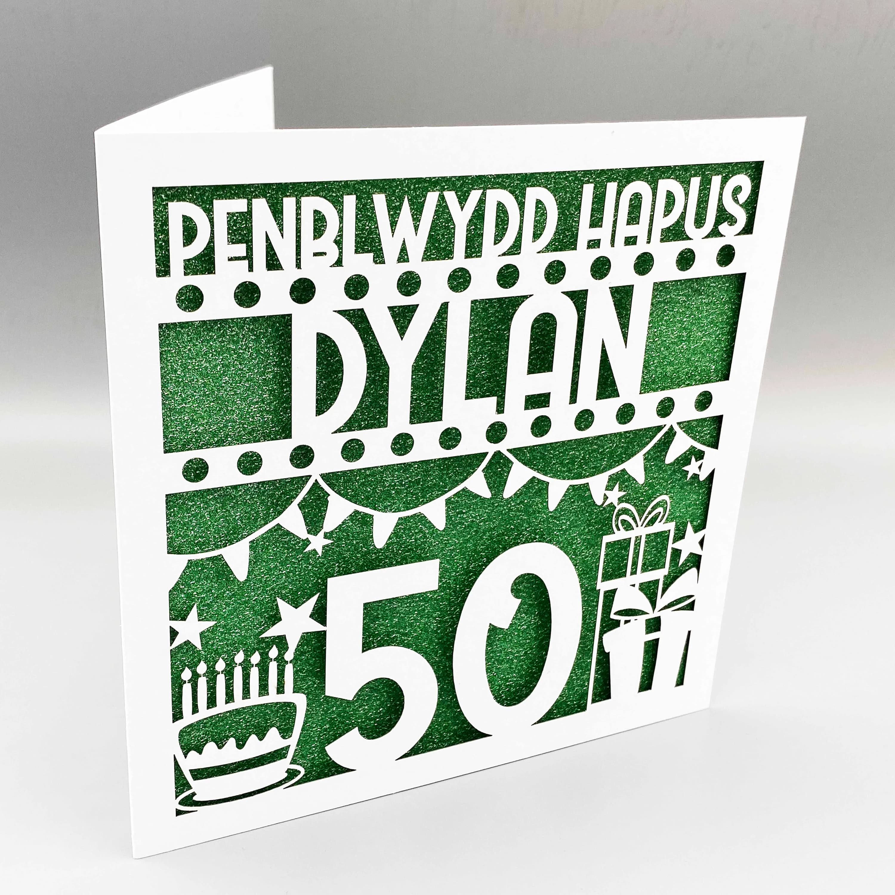 Personalised Spanish 21st Birthday Laser-Cut Card - image 5