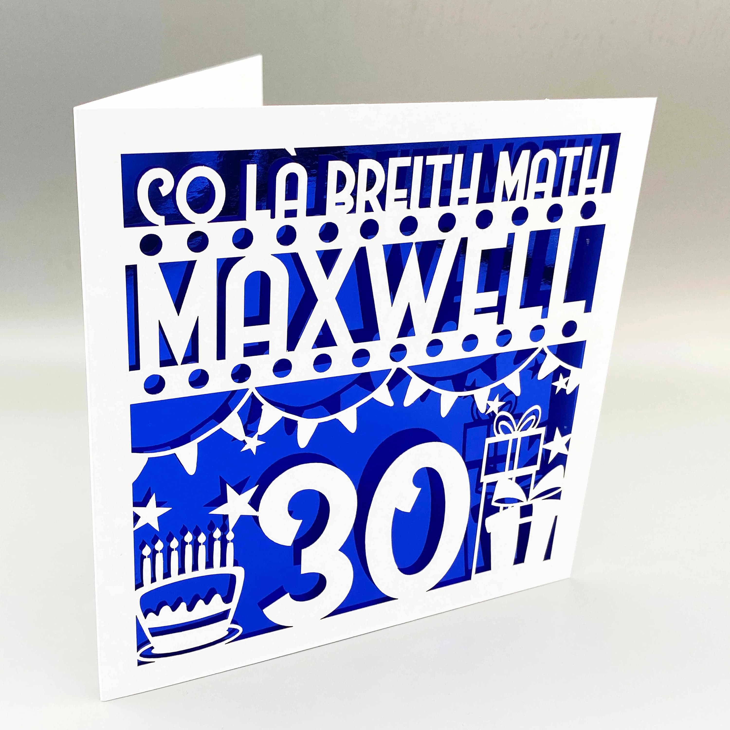 Personalised Spanish 21st Birthday Laser-Cut Card - image 3