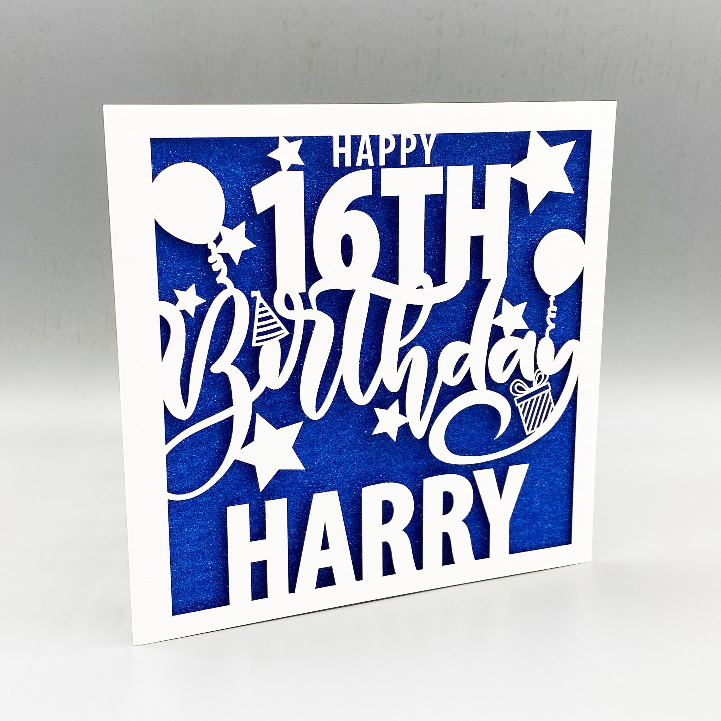 Personalised 18th Birthday Card For Her Custom 18th Birthday Card For Him 18th Greeting Card Papercut 18th Birthday Lasercut 18th Gift - image 3