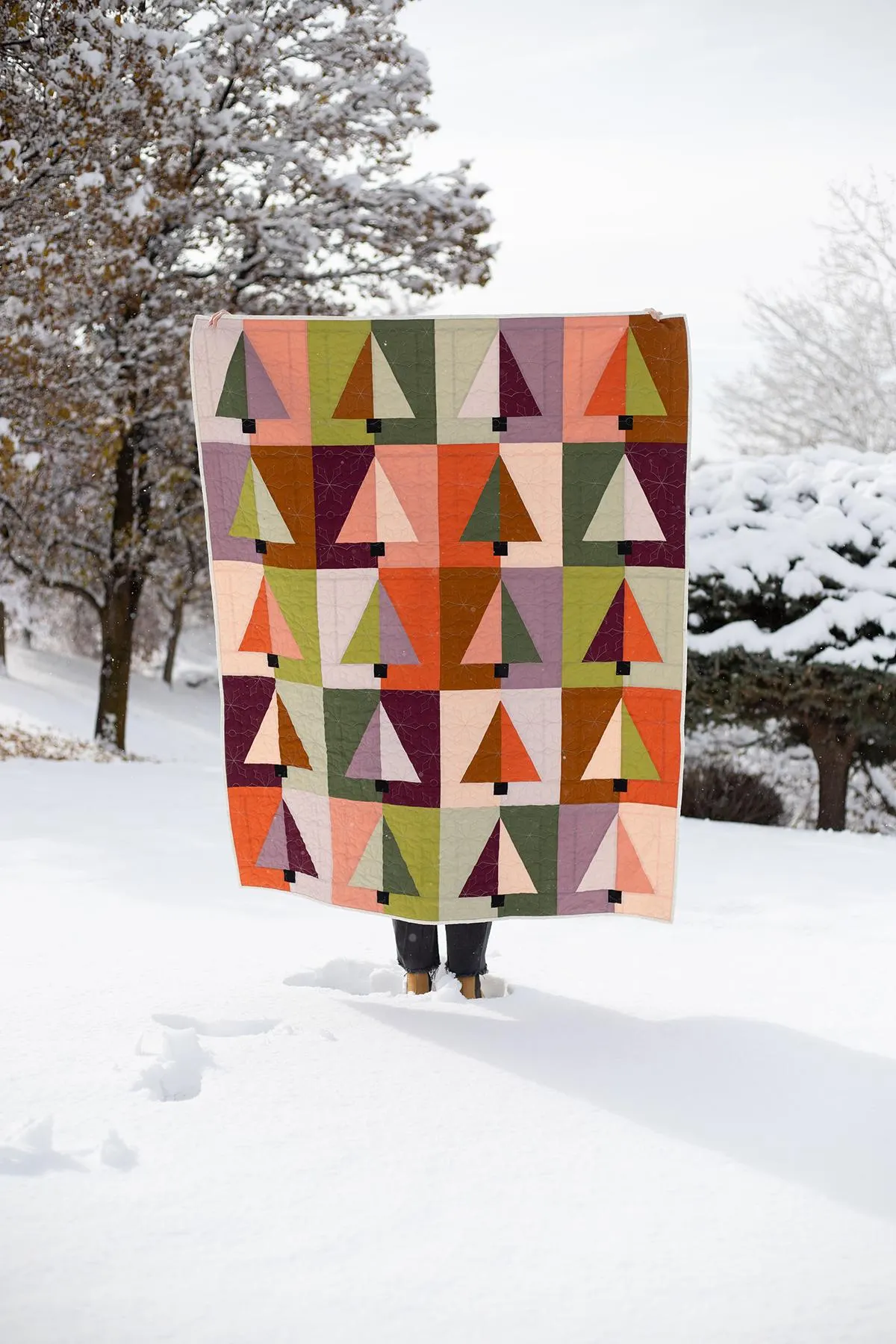 Trees Chic Quilt Pattern - Paper Pattern - by Taren Studios - image 3
