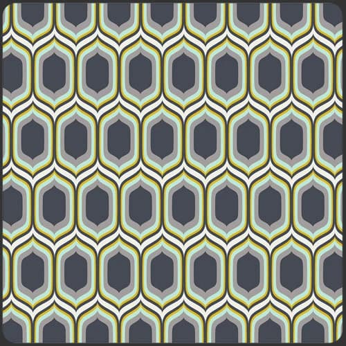 Stenciled Retro Silver by Art Gallery Fabrics