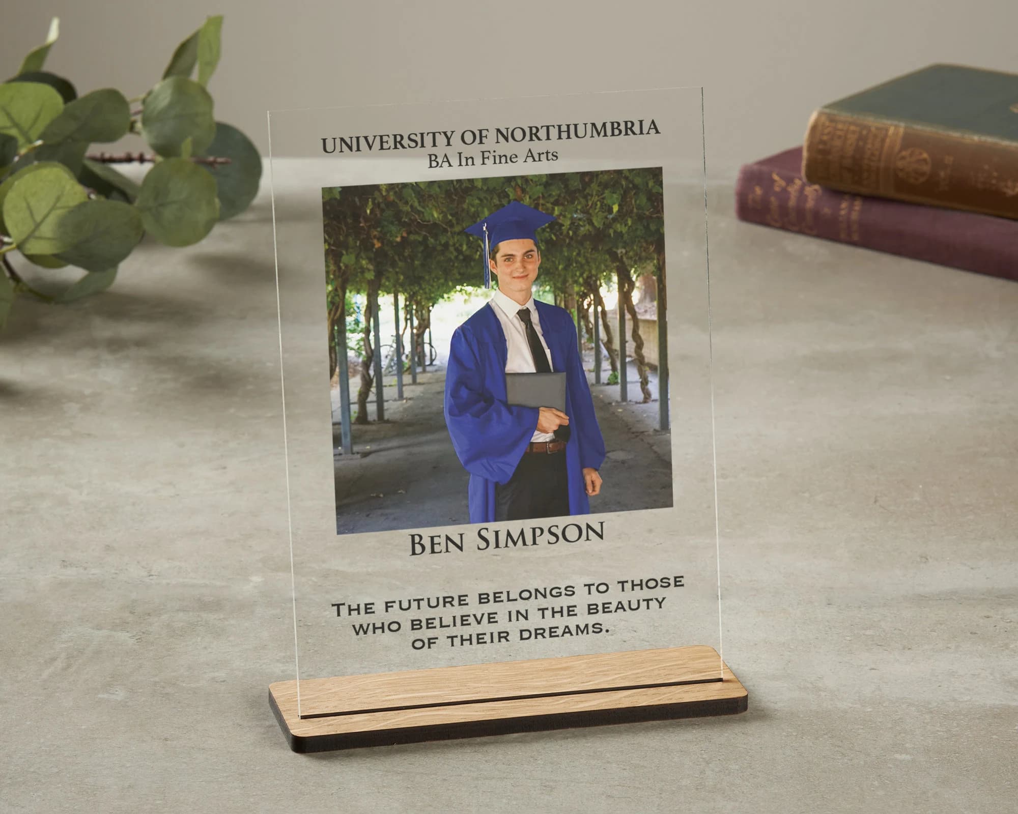 Graduation Plaque | Graduation Gift for Him | Personalised Graduation Gift | Graduation Gift for Son | Graduation Gift for Grandson |