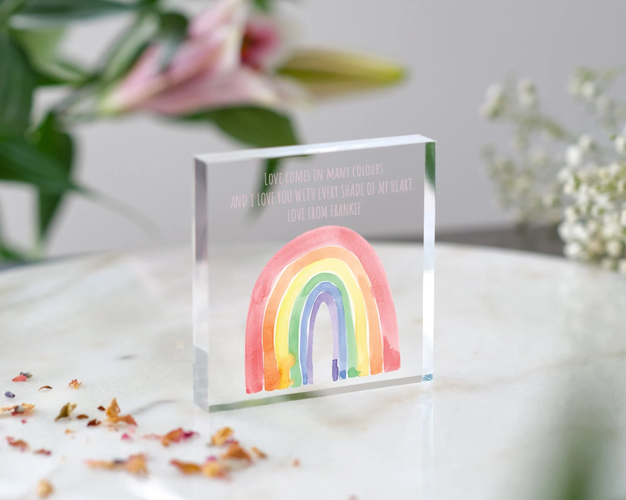 Rainbow Gift | Gift for Boyfriend | Gay Boyfriend Gift | Gift for Wife | Gift for Her | Rainbow Gift