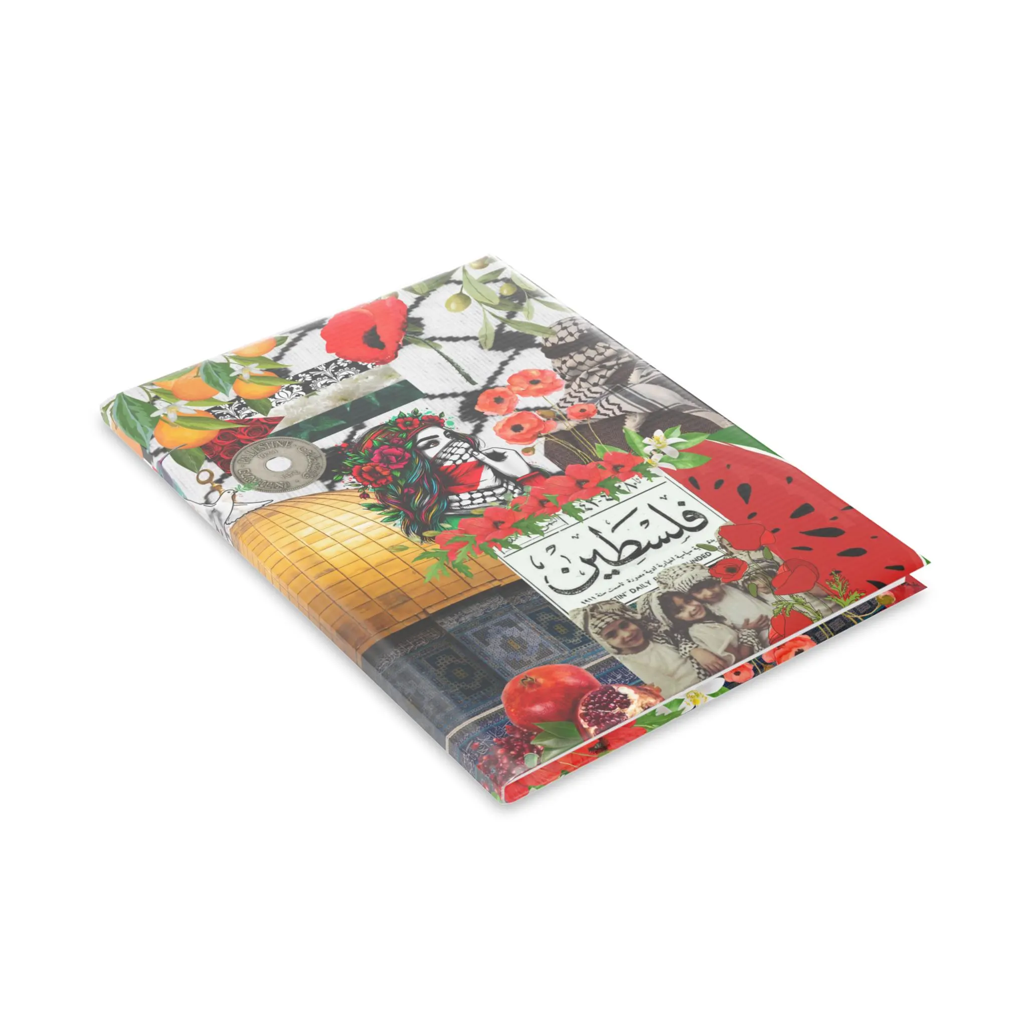 Palestine Hardcover Notebook, Palestinian Symbols Journal, Puffy Covers Notebook, Palestine Gifts, Palestine Souvenir, Palestine gift - image 4
