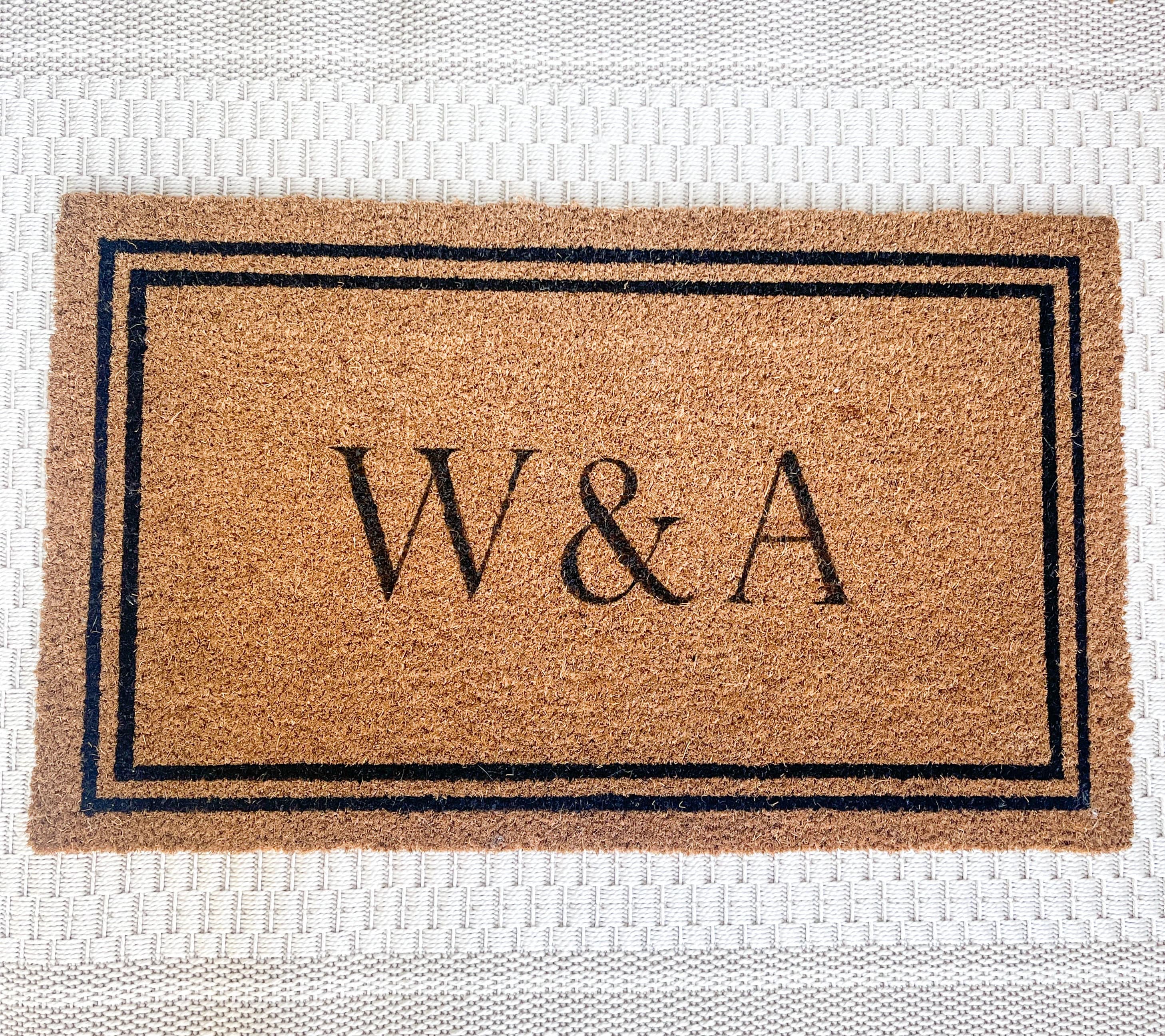 Personalized Door Mat Stencil | DIY Welcome Mat (5x8") - image 3