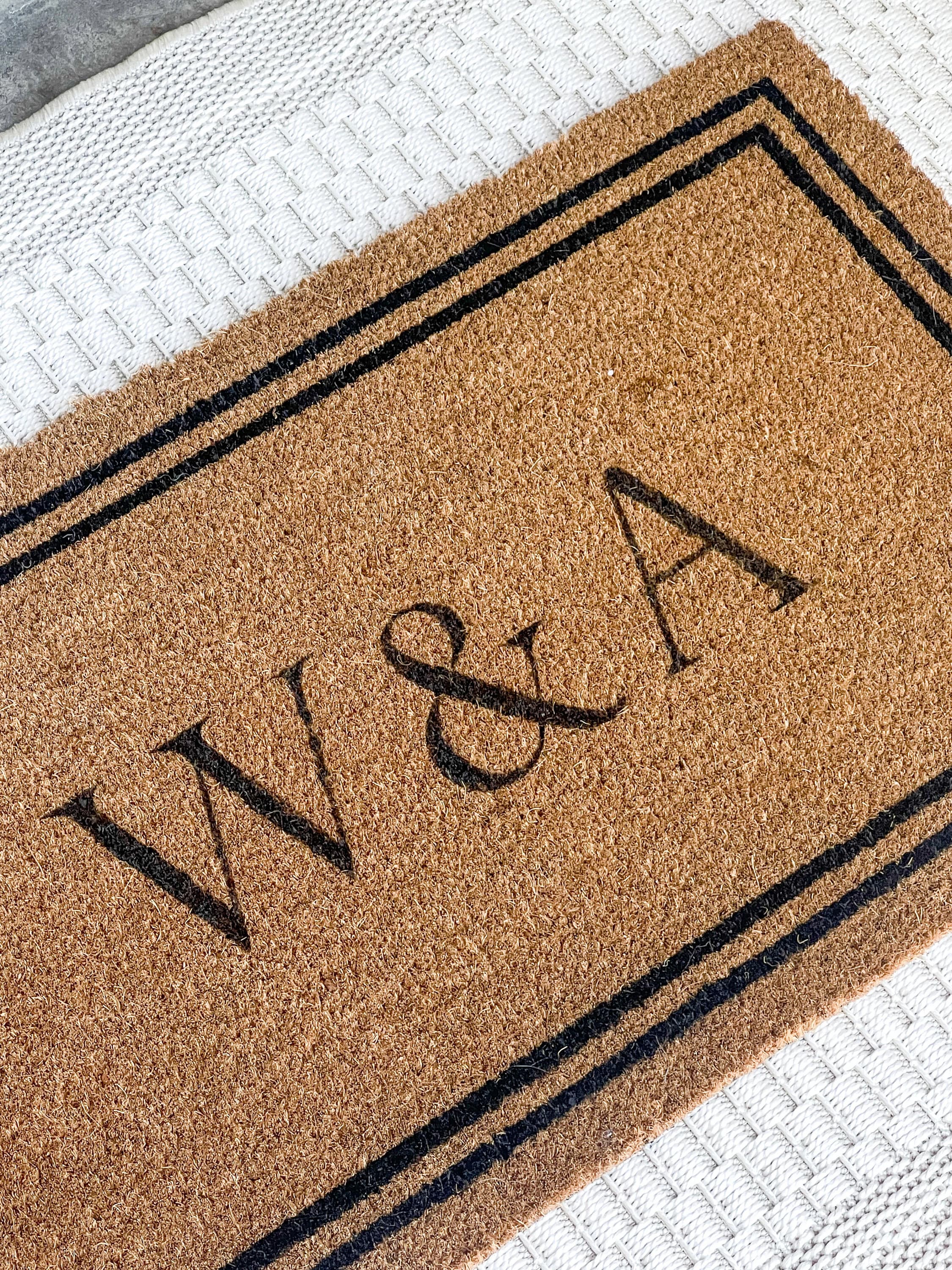 Personalized Door Mat Stencil | DIY Welcome Mat (5x8") - image 4