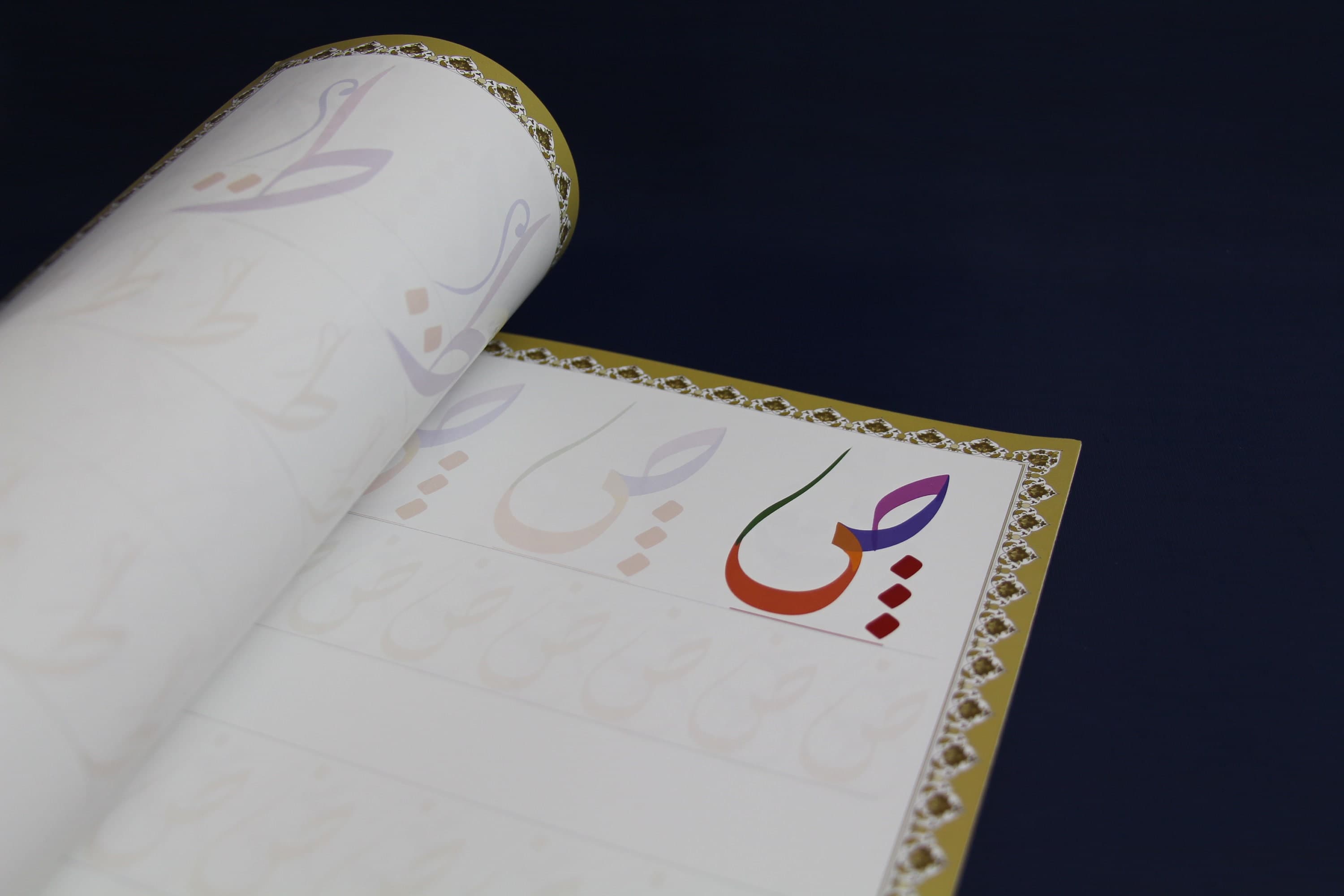 Arabic calligraphy workbook for Diwani Jali script - image 4