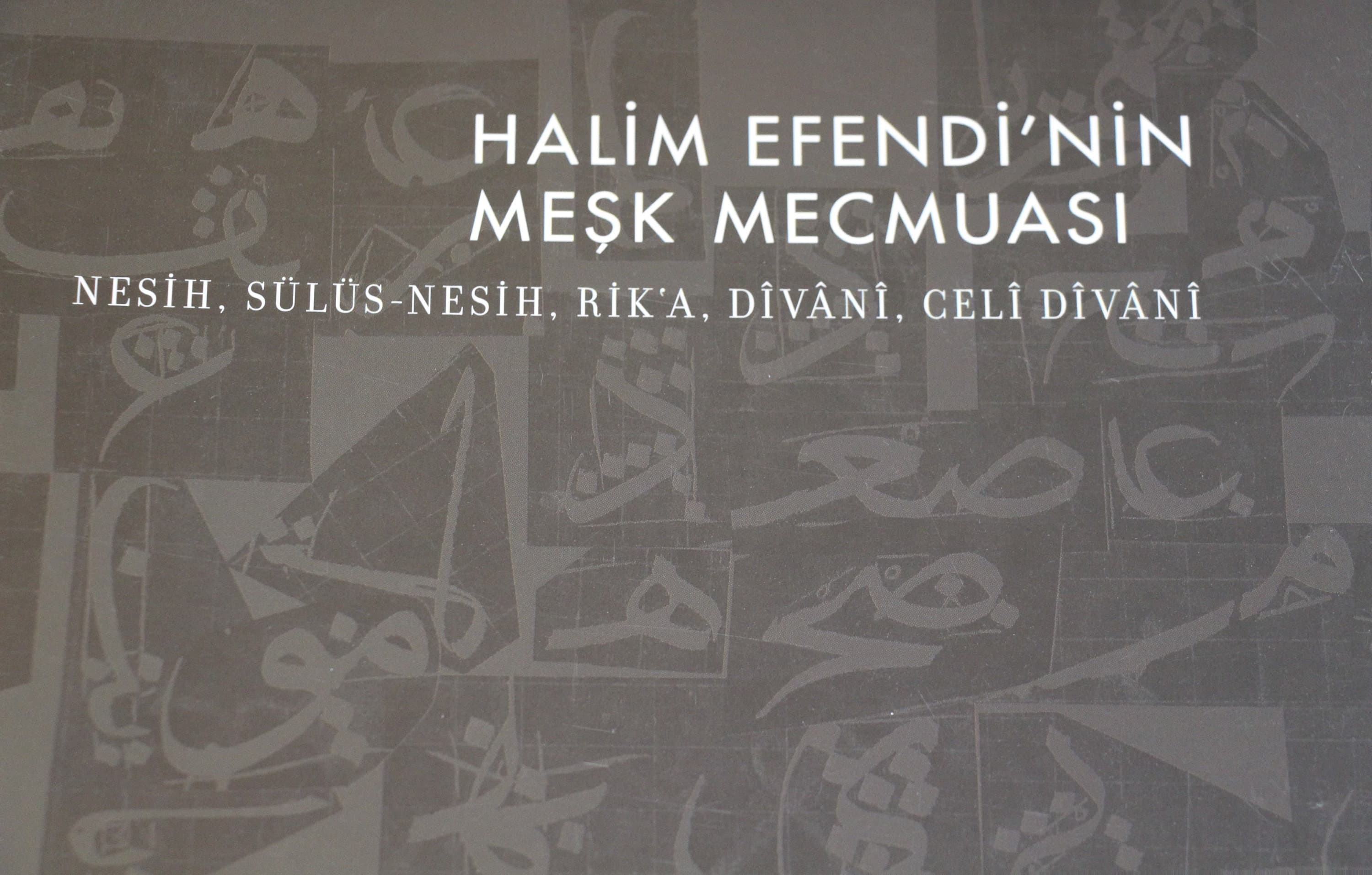 Halim Efendi  Arabic calligraphy mashq model book for Naskh, Thuluth, Ruq'a, Diwani and Diwani Jali scripts - image 4