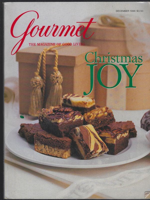 Gourmet Magazines August December 1996 Bread Salad, Notting Hill, Christmas, Vienna, Gifts, Las Vegas  Vintage Travel Recipes - image 4