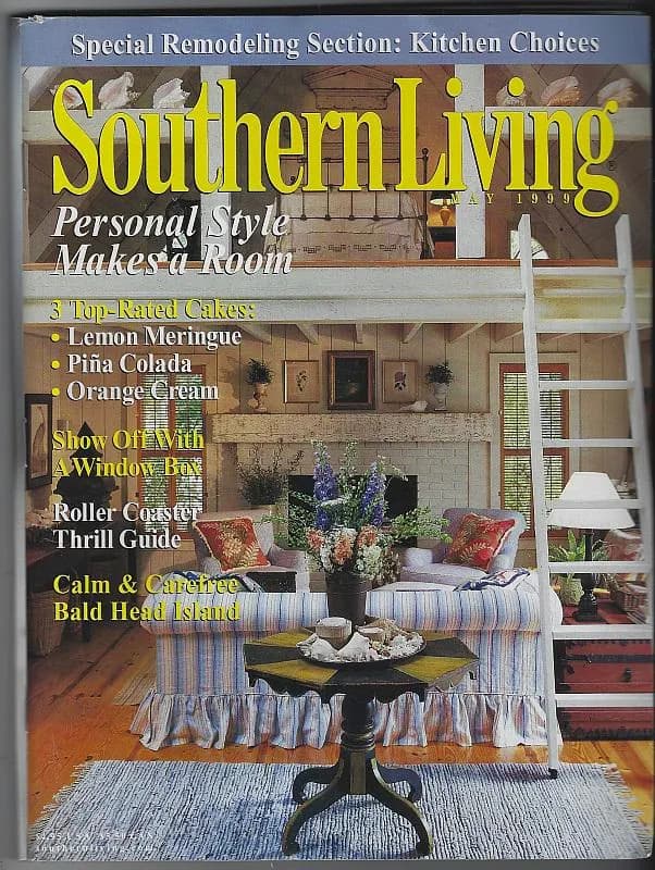 Southern Living Magazine April May August and October 1999 Idea House Emerial Lagasse Gourds, Halloween Bites, Louisiana, Fall Leaves Spring - image 4