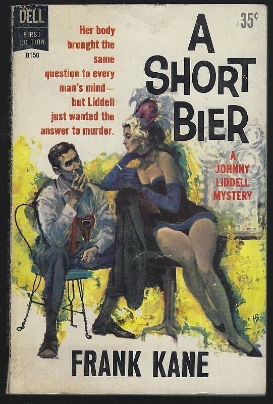 Frank Kane Johnny Liddell Mysteries Vintage Paperbacks Short Bier, Dead Weight