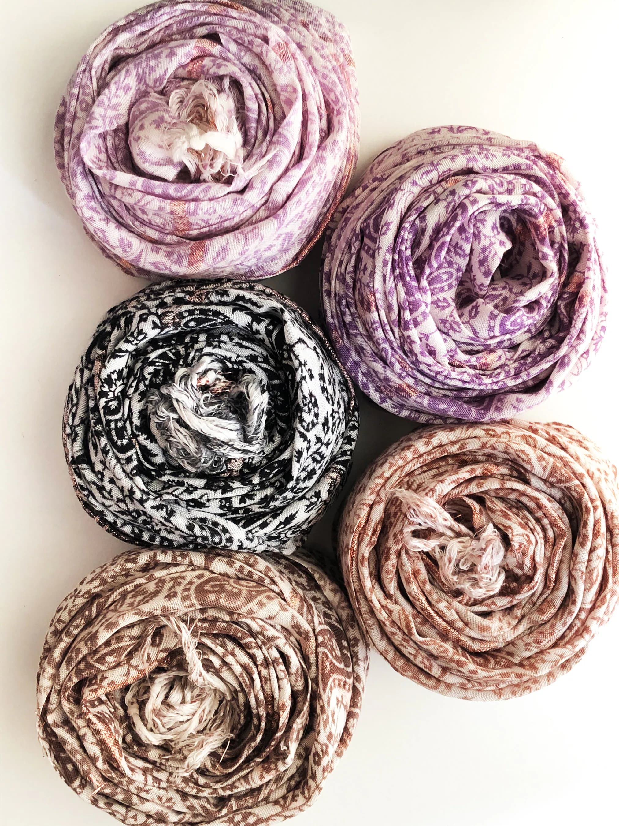 PRINTED VISCOSE SCARF, Paisley Pattern Shawl, Head Wrap, Stole, Turban Hijab For Women, Gift for Her - image 3