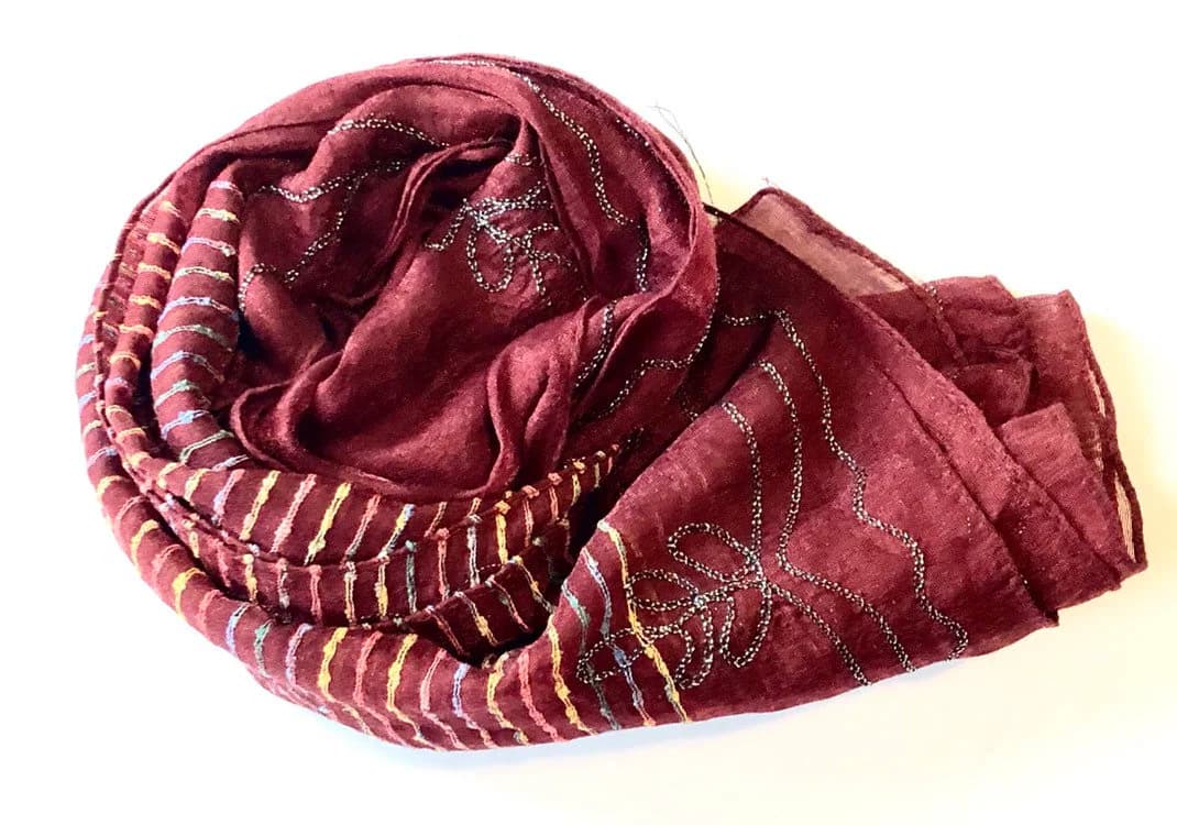 Women's Embroidered fancy neck Scarves/Stoles/Wraps/Hijab - image 3