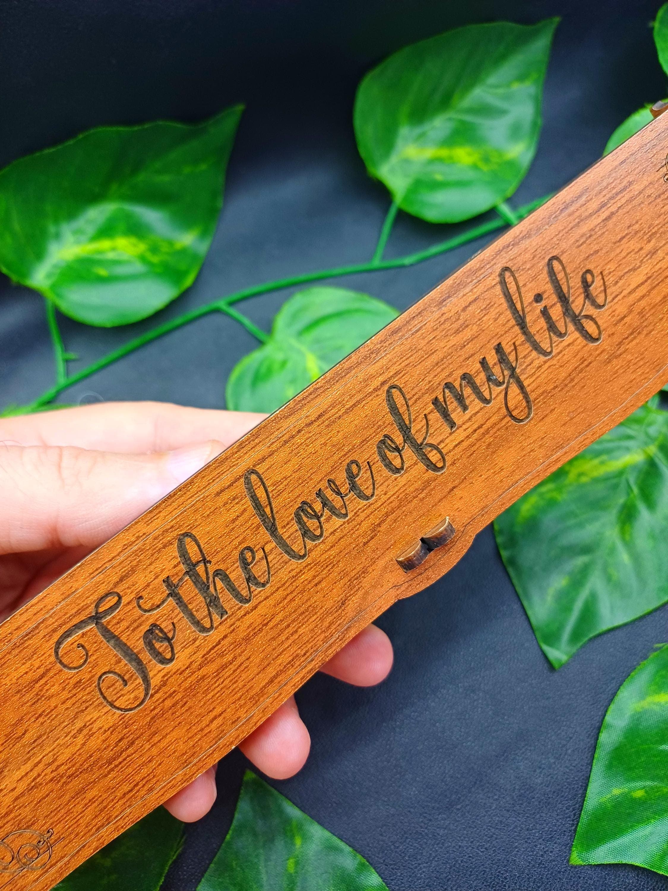 Personalized Wooden Tasbih Box: Laser Engraved Custom Box - image 5