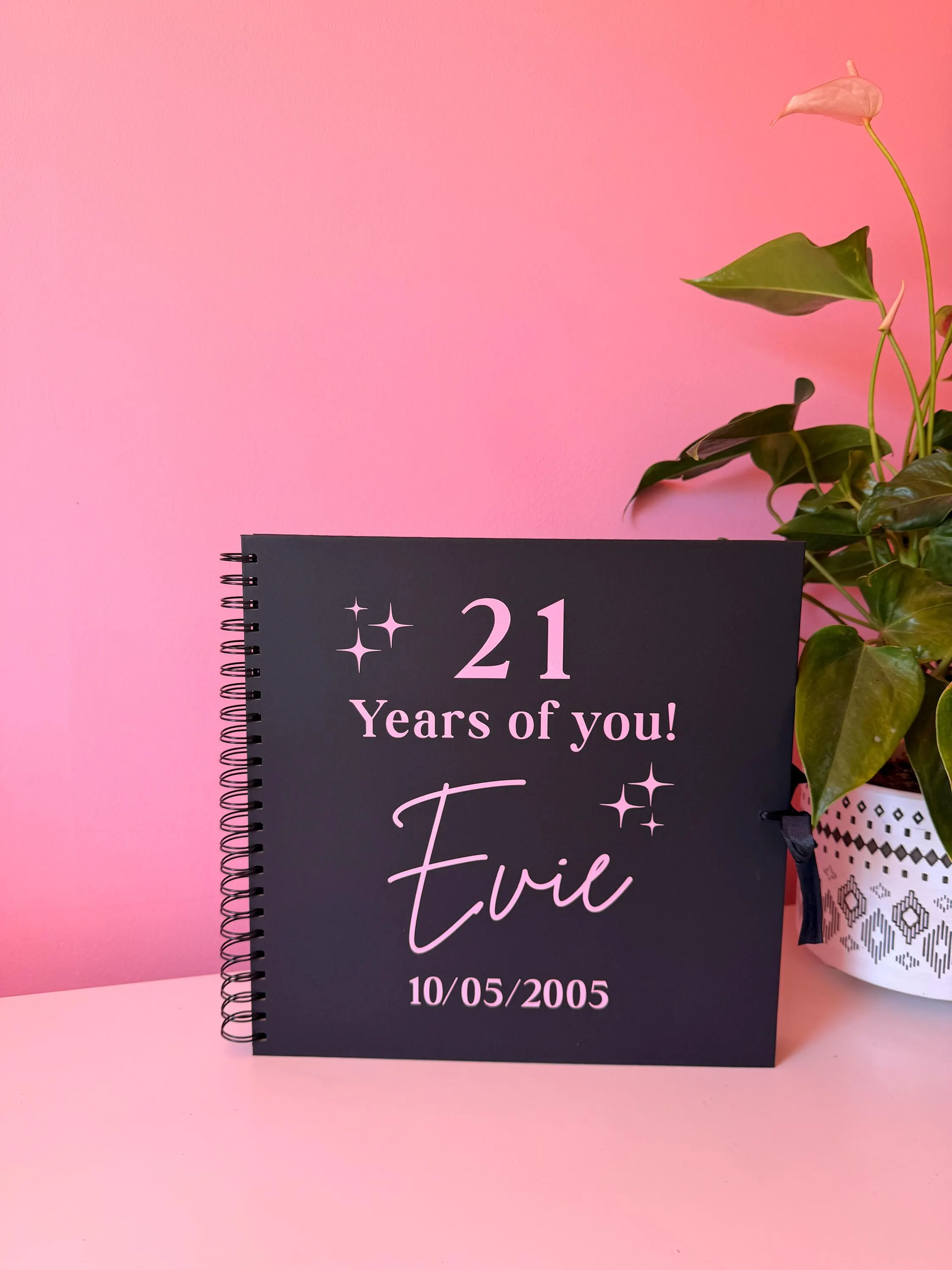 Sticker Decal - Scrapbook - Personalised Label: Custom Vinyl ONLY