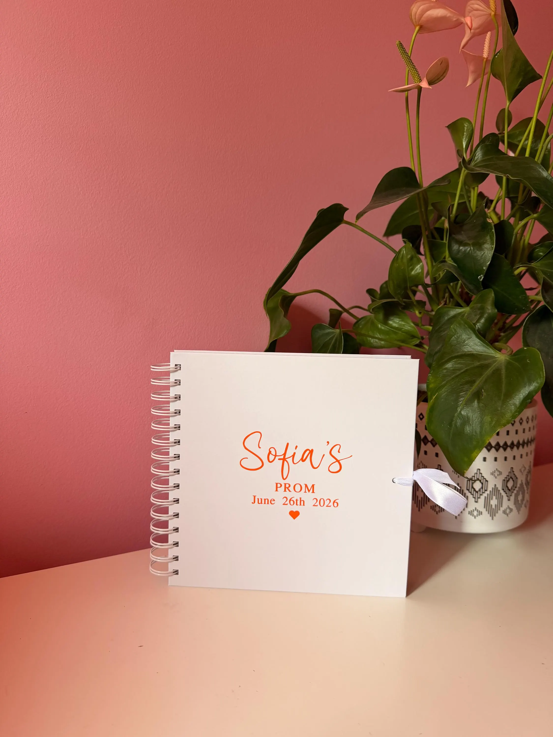 Personalised Prom Scrapbook: Photo Album Keepsake, Memories, School Leaver