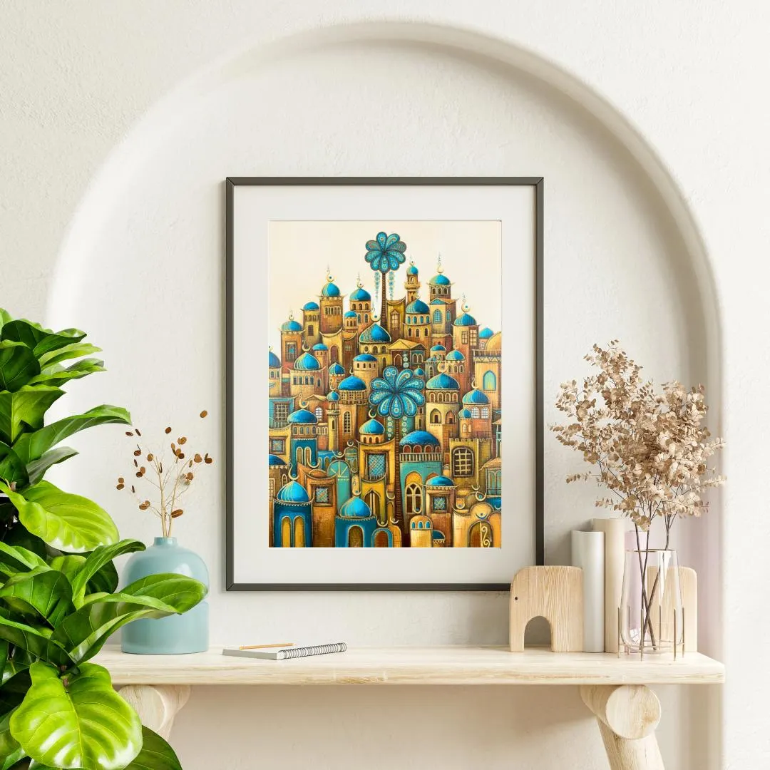 Iraqi Shanasheel Printable, Mesopotamia Folklore Maximalist Poster, Middle Eastern Culture Home Decor ,Traditional Nostalgic Wall Art Gift. - image 3
