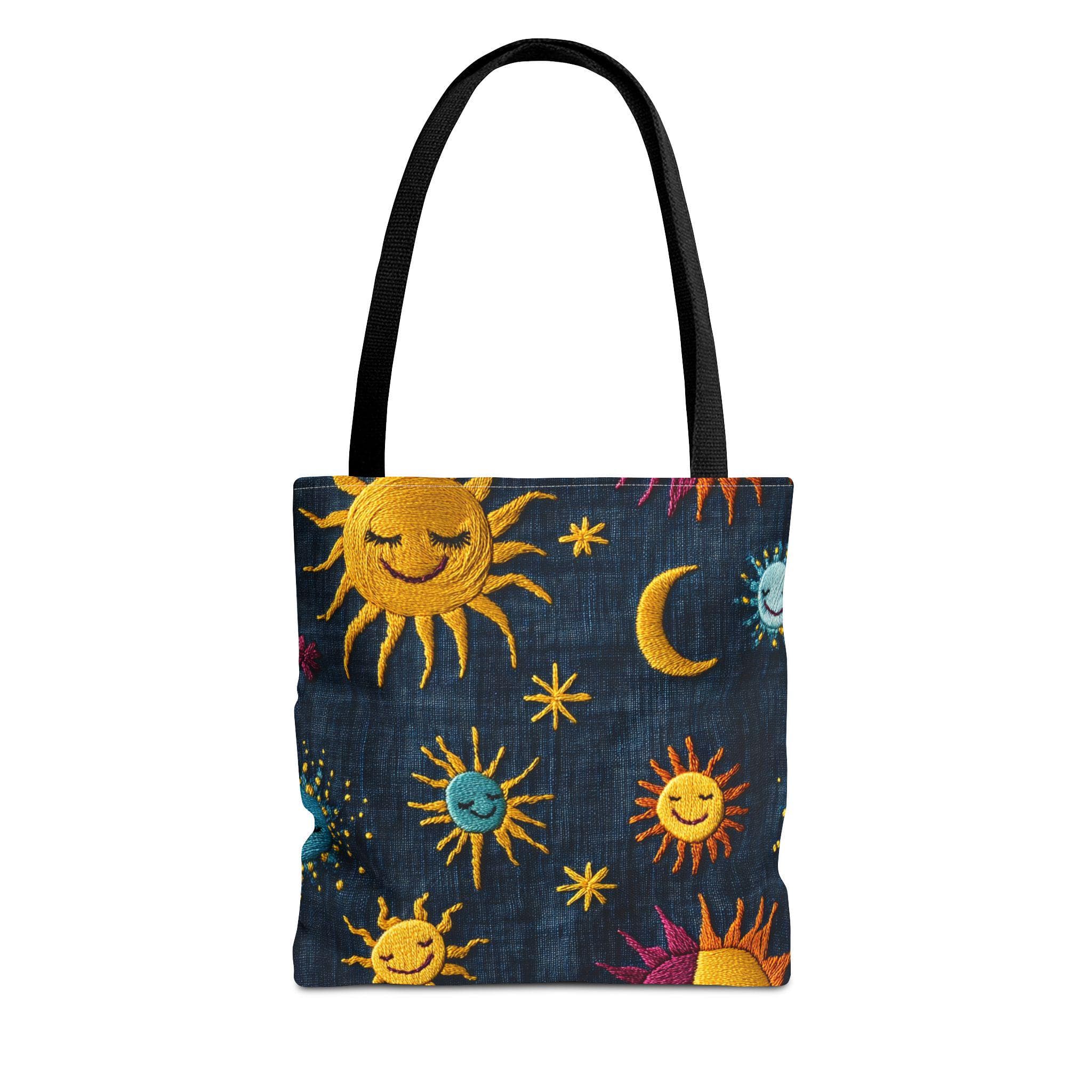 Boho Design colorful jeans print tote bag - image 2