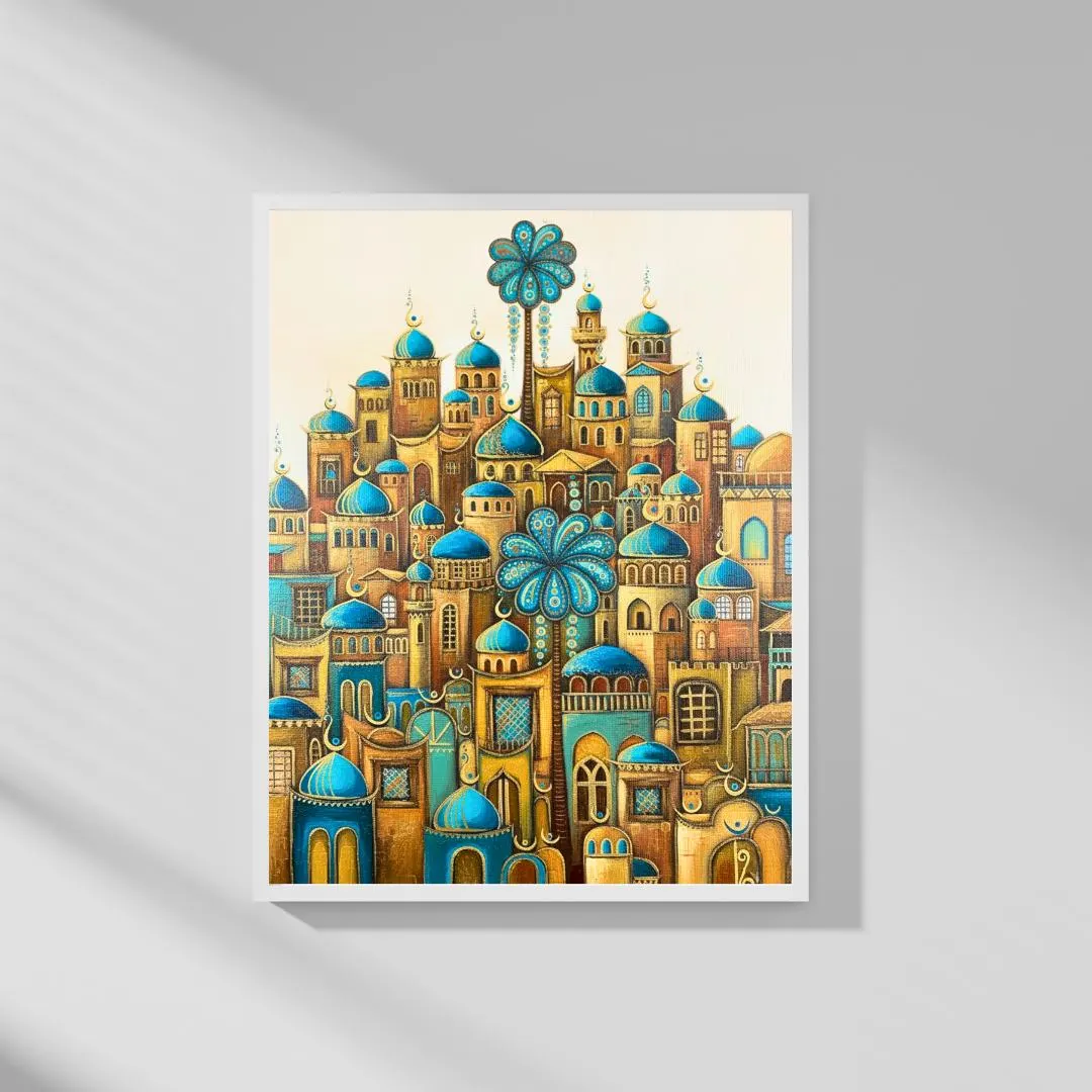 Iraqi Shanasheel Printable, Mesopotamia Folklore Maximalist Poster, Middle Eastern Culture Home Decor ,Traditional Nostalgic Wall Art Gift. - image 4
