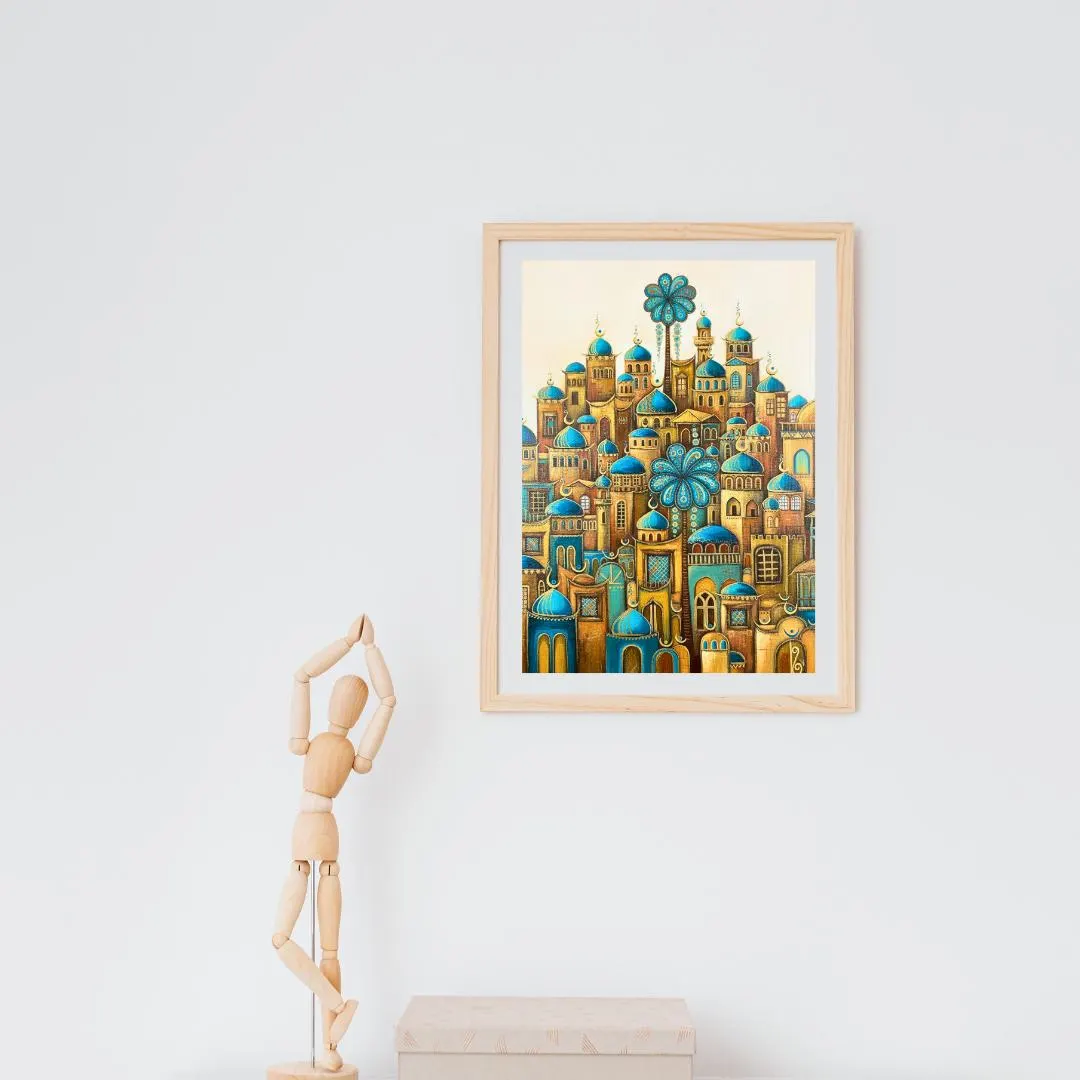 Iraqi Shanasheel Printable, Mesopotamia Folklore Maximalist Poster, Middle Eastern Culture Home Decor ,Traditional Nostalgic Wall Art Gift.