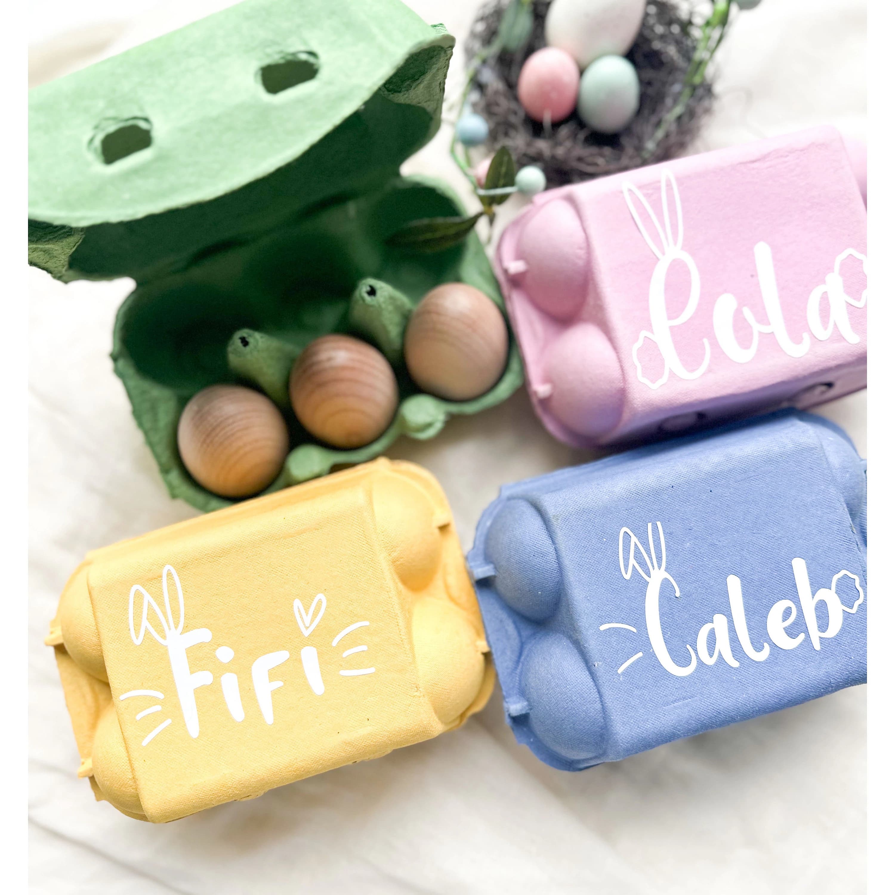 Personalized Easter Egg Box: Custom Name, Rattle Option - image 4