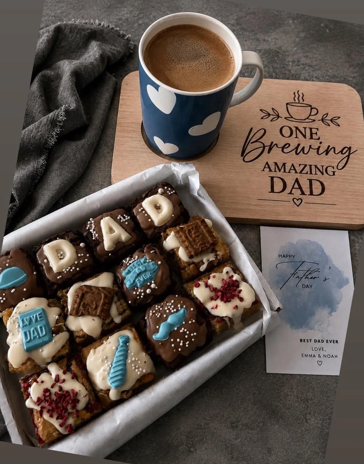 Fathers Day Brownies & Blondies UK | Chocolate Treat Box For Dad - image 5