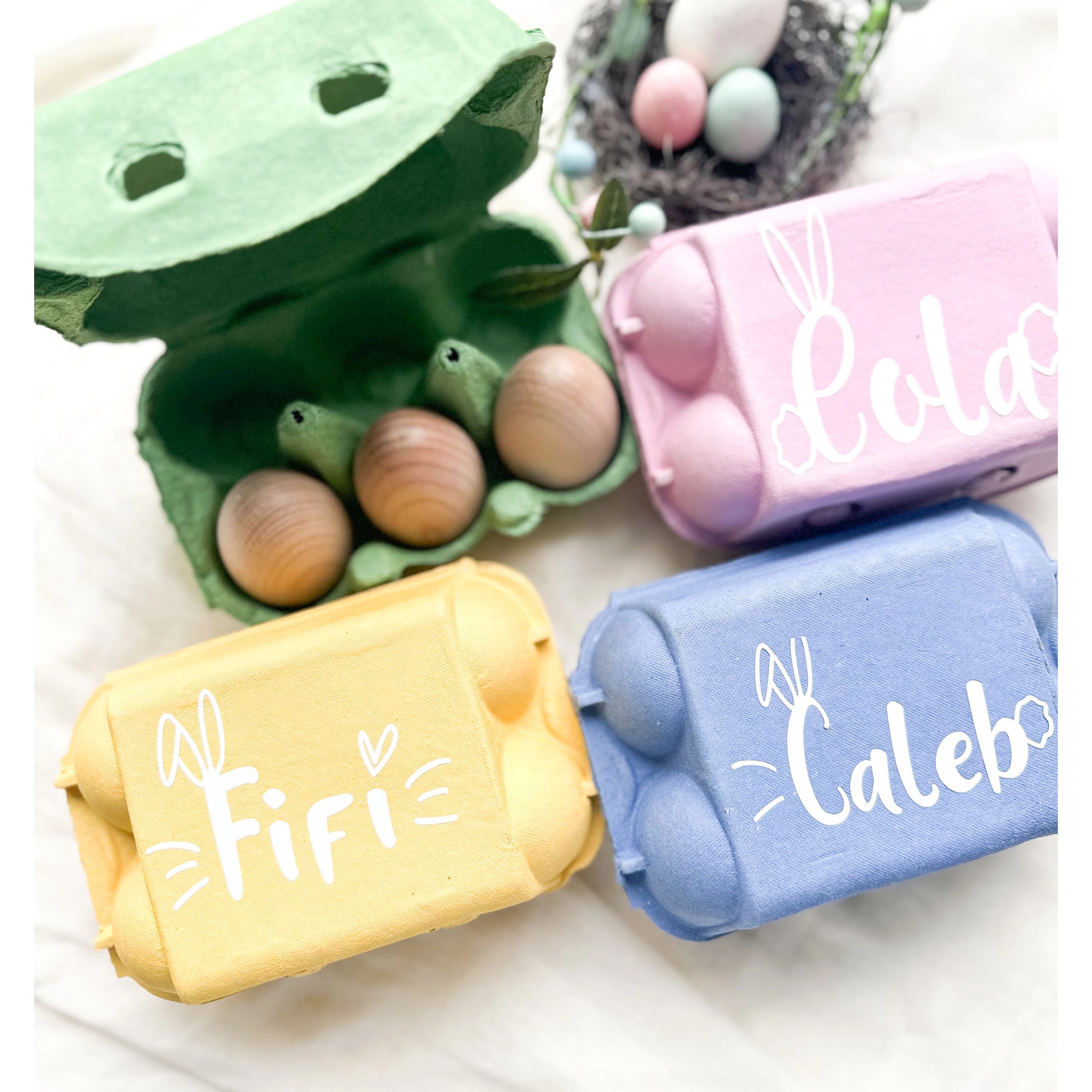 Personalized Easter Egg Box: Custom Name, Rattle Option - image 3