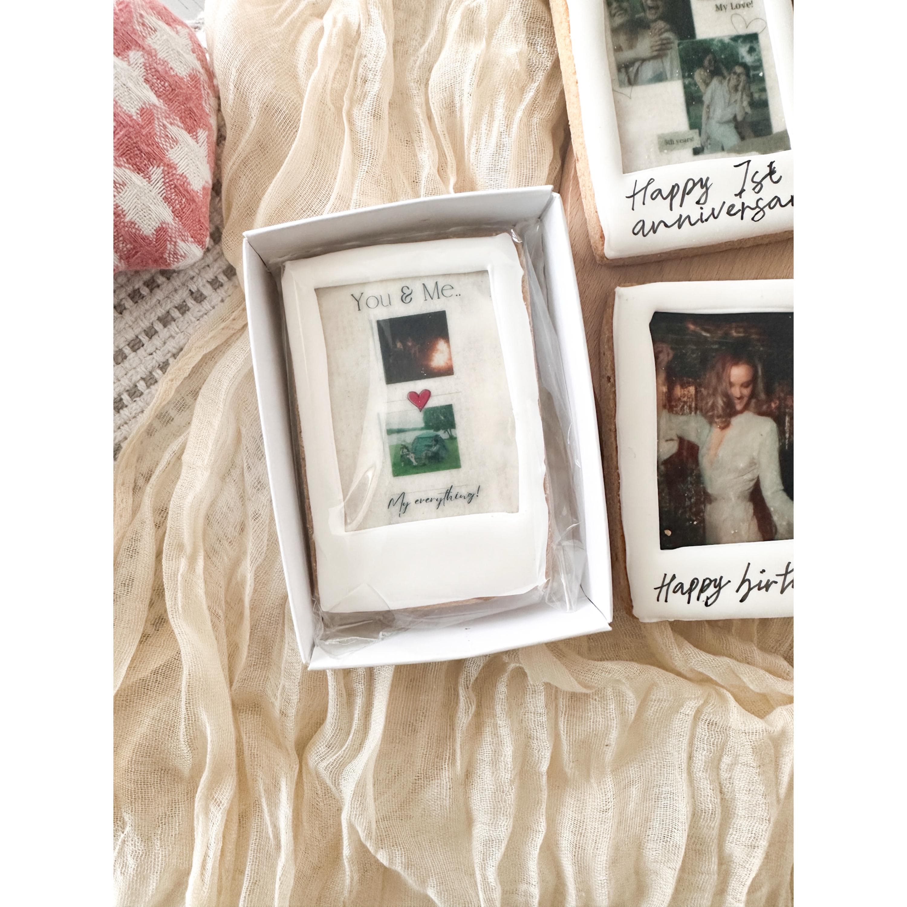 Personalized Photo Cookies: Edible Polaroid Gift Box - image 5