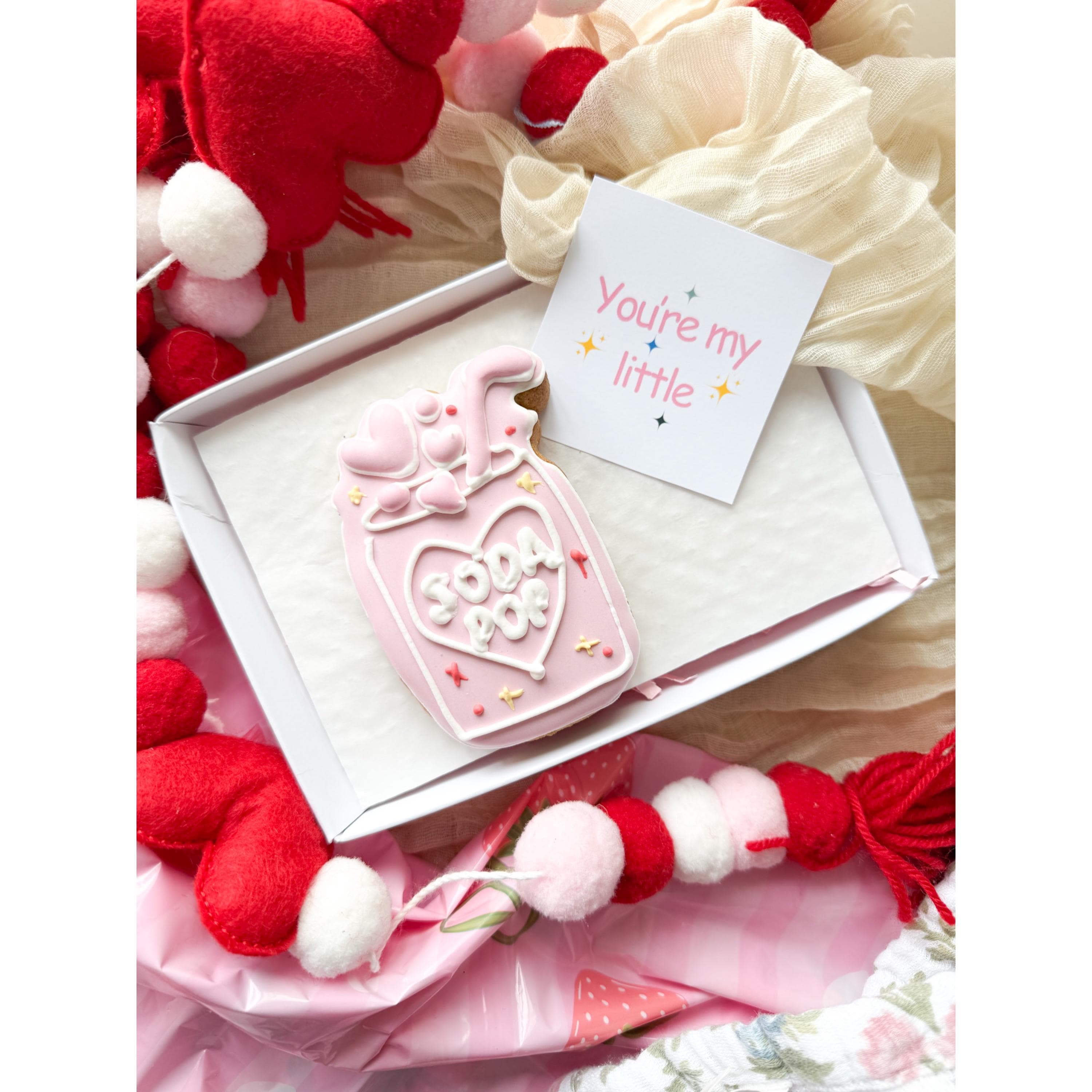 Soda Pop Valentine Cookie | Valentine Biscuit, UK - image 3