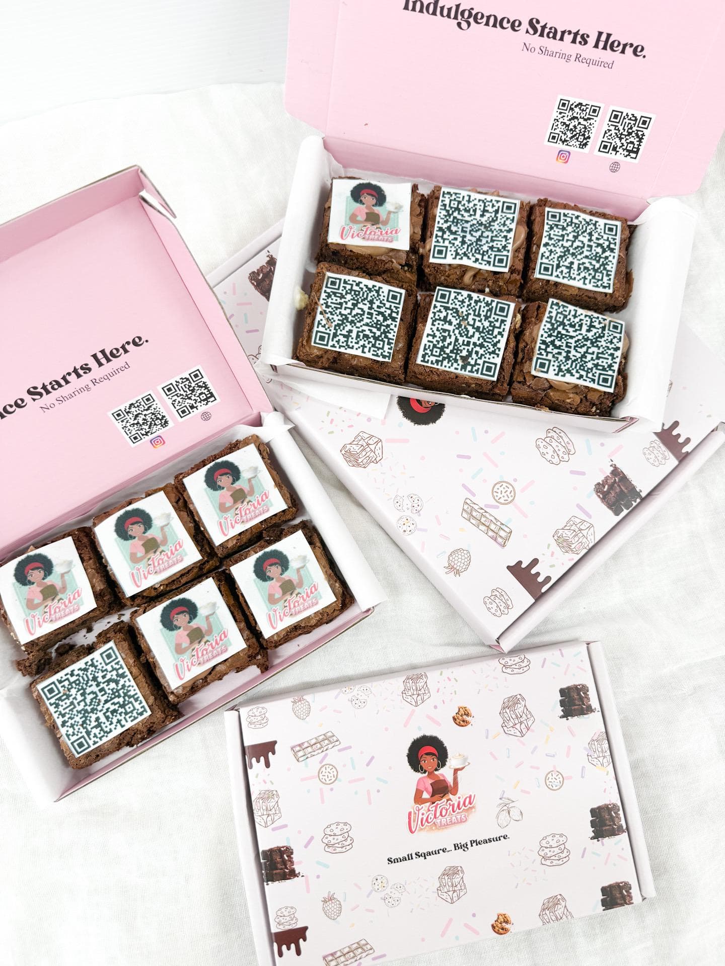 Branded Corporate Brownie Gift Box | Custom Logo Chocolate Brownies | Client Gifts | Employee Appreciation | Business Thank You Gift - image 4
