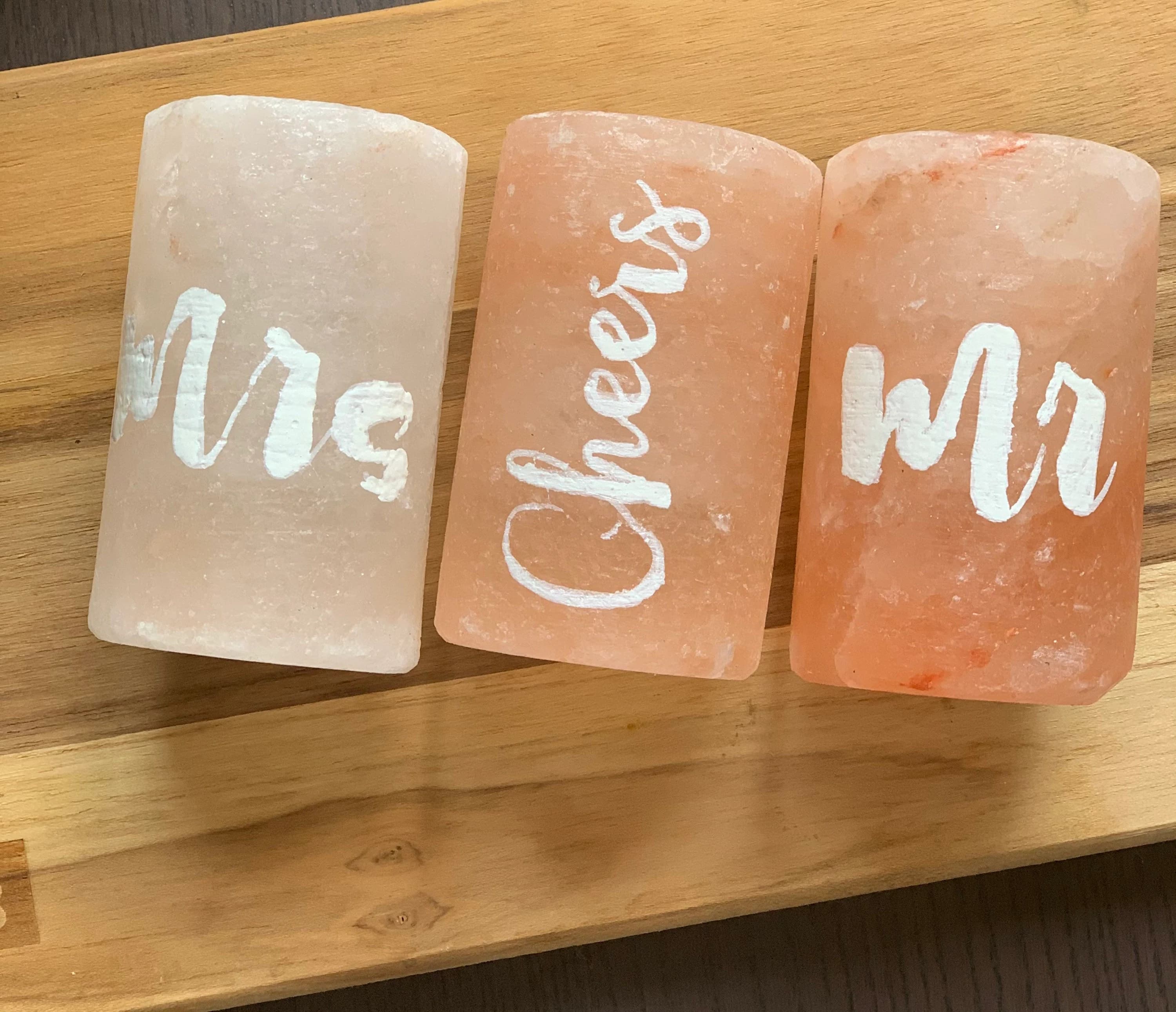 Personalized Himalayan Salt Shot Glasses: Tequila Barware Gift - image 5