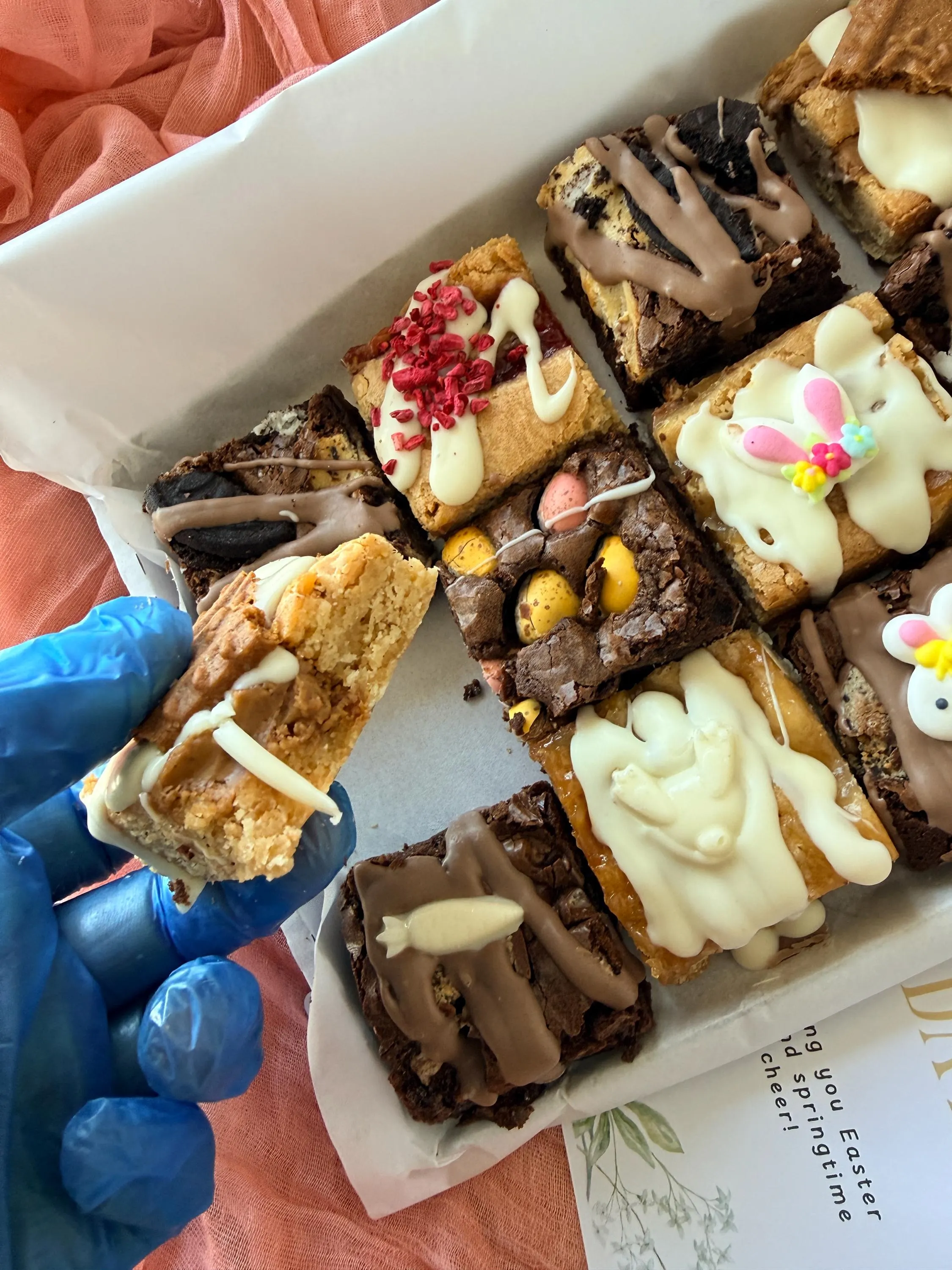 Branded Corporate Brownie Gift Box | Custom Logo Chocolate Brownies | Client Gifts | Employee Appreciation | Business Thank You Gift - image 2