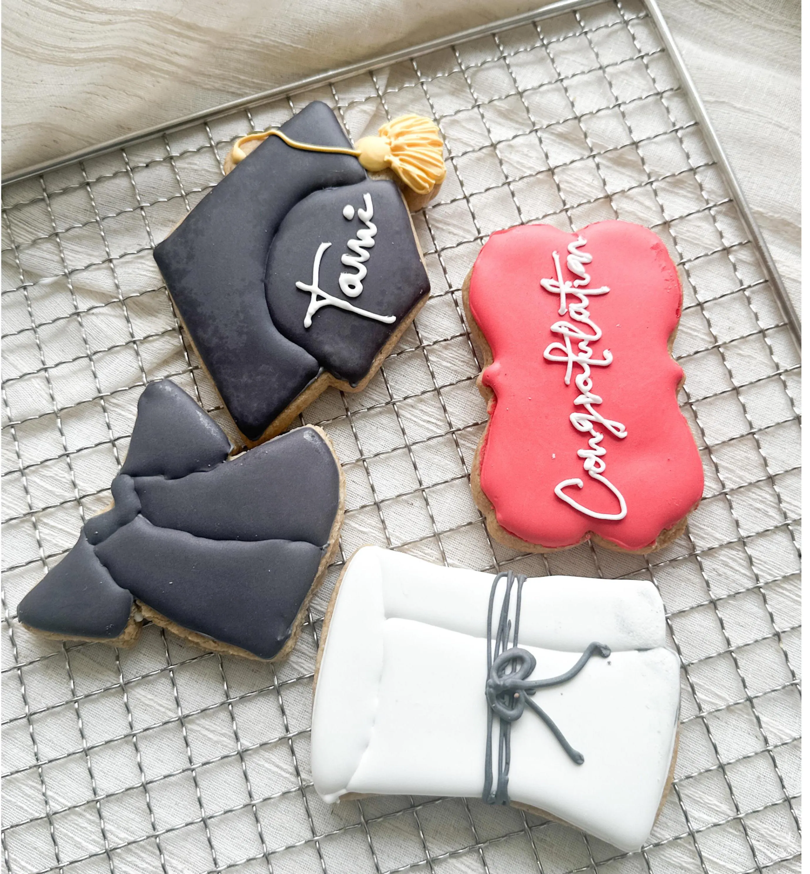 Graduation Cookies Gift Box: Class of 2026, Vanilla or Chocolate - image 3