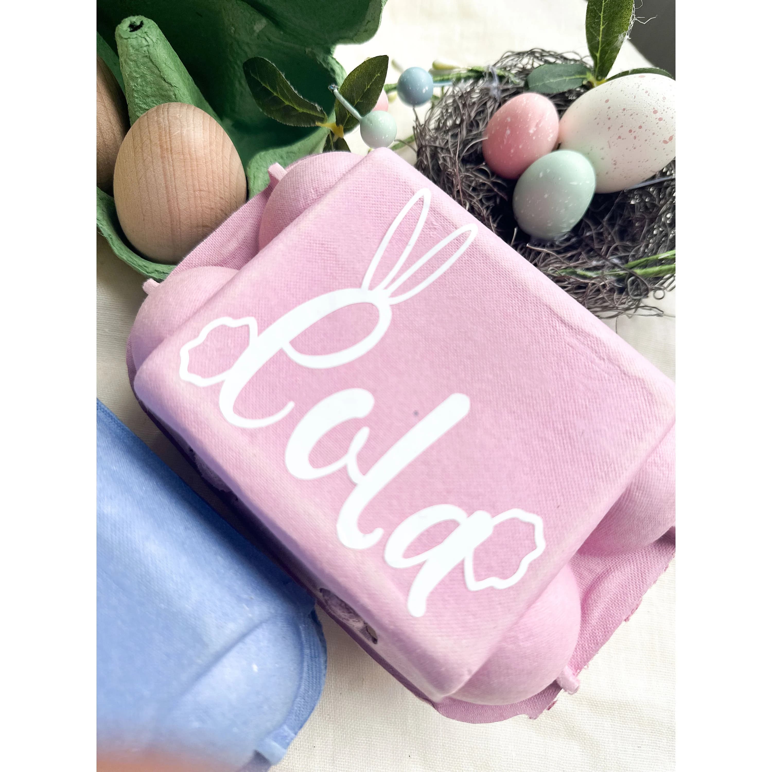 Personalized Easter Egg Box: Custom Name, Rattle Option - image 5
