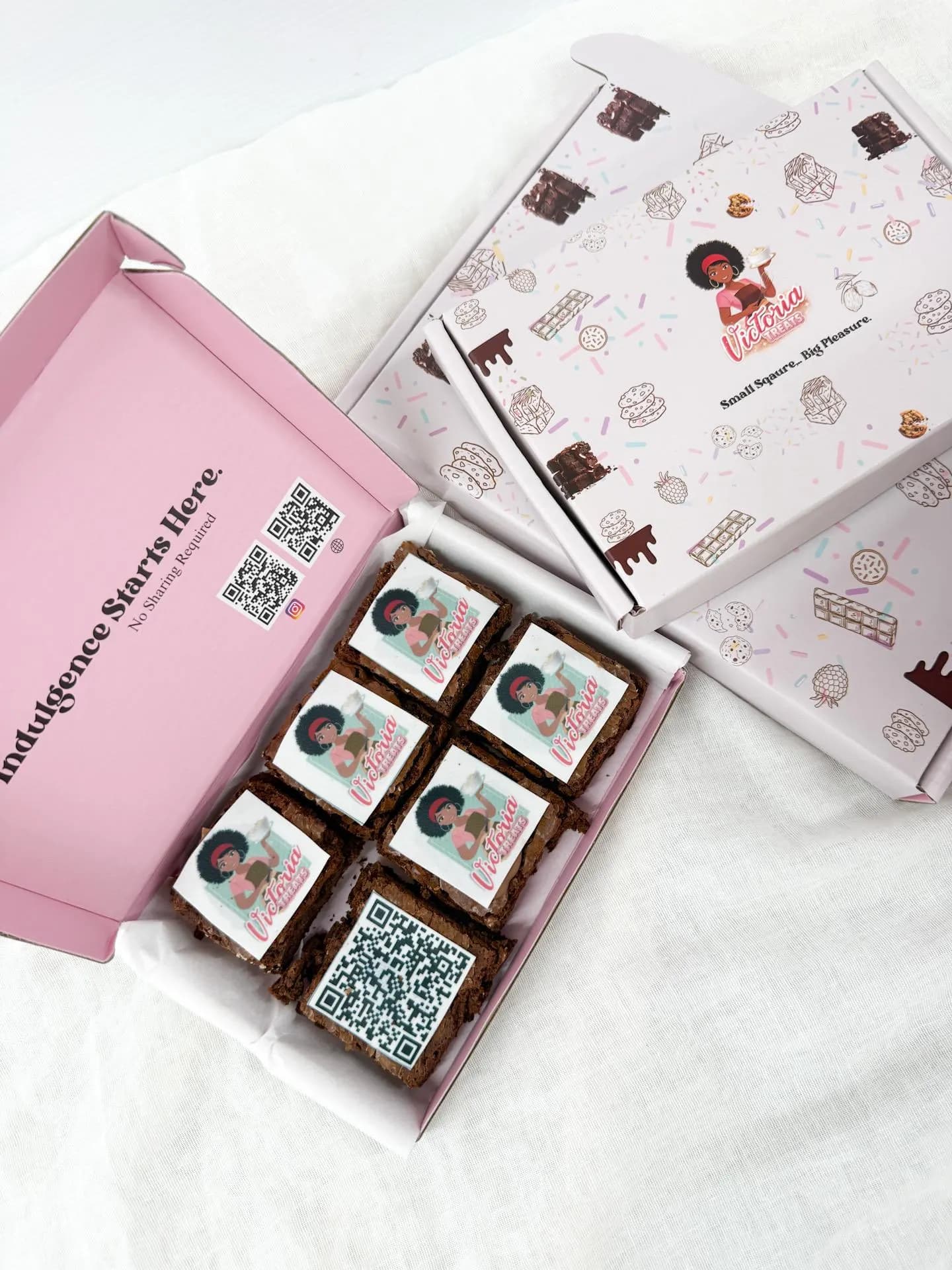 Branded Corporate Brownie Gift Box | Custom Logo Chocolate Brownies | Client Gifts | Employee Appreciation | Business Thank You Gift - image 3