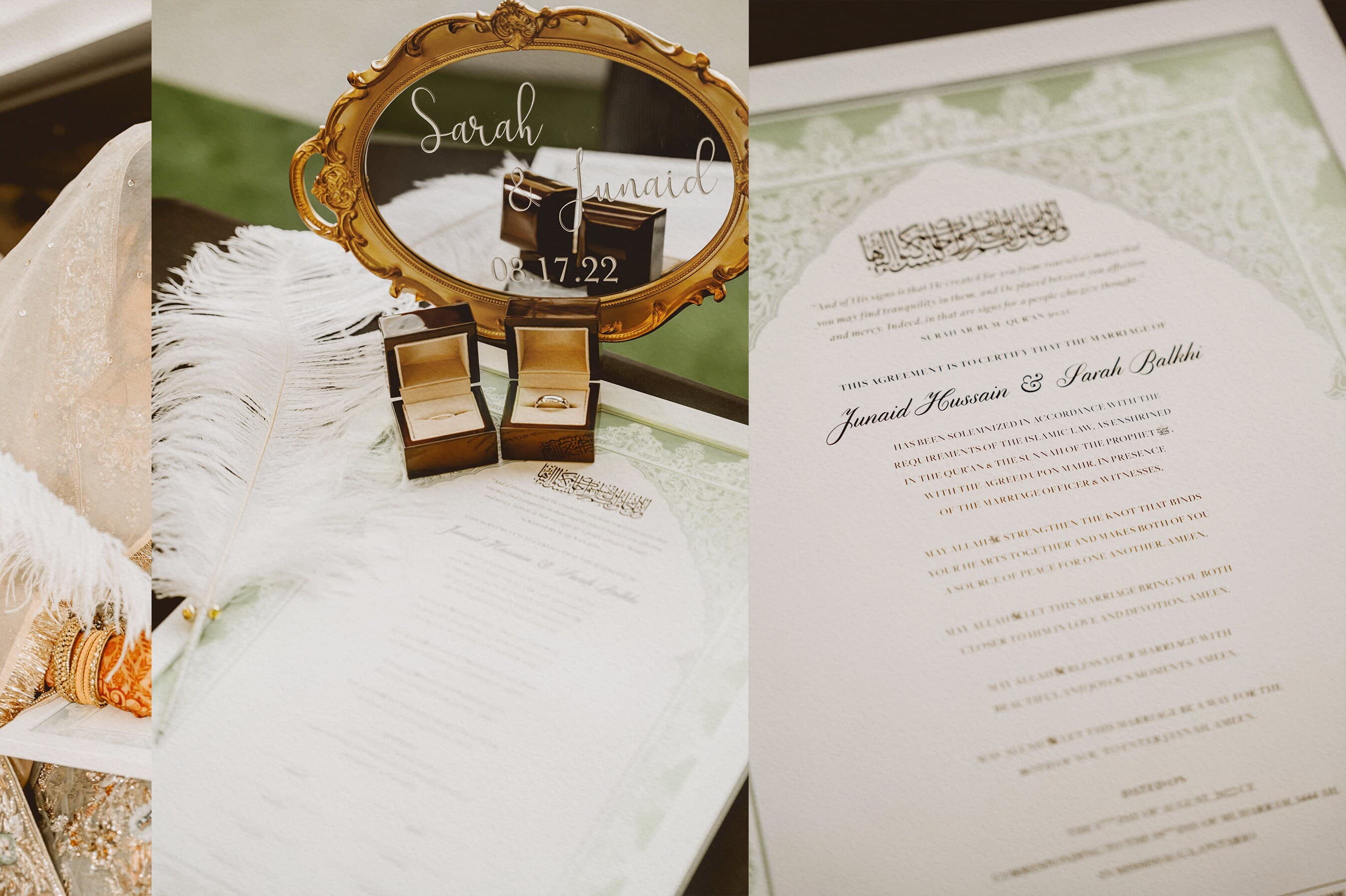 Editable Nikkah Contract Template: Printable Muslim Wedding Certificate (Digital Download 11x17in) - image 5