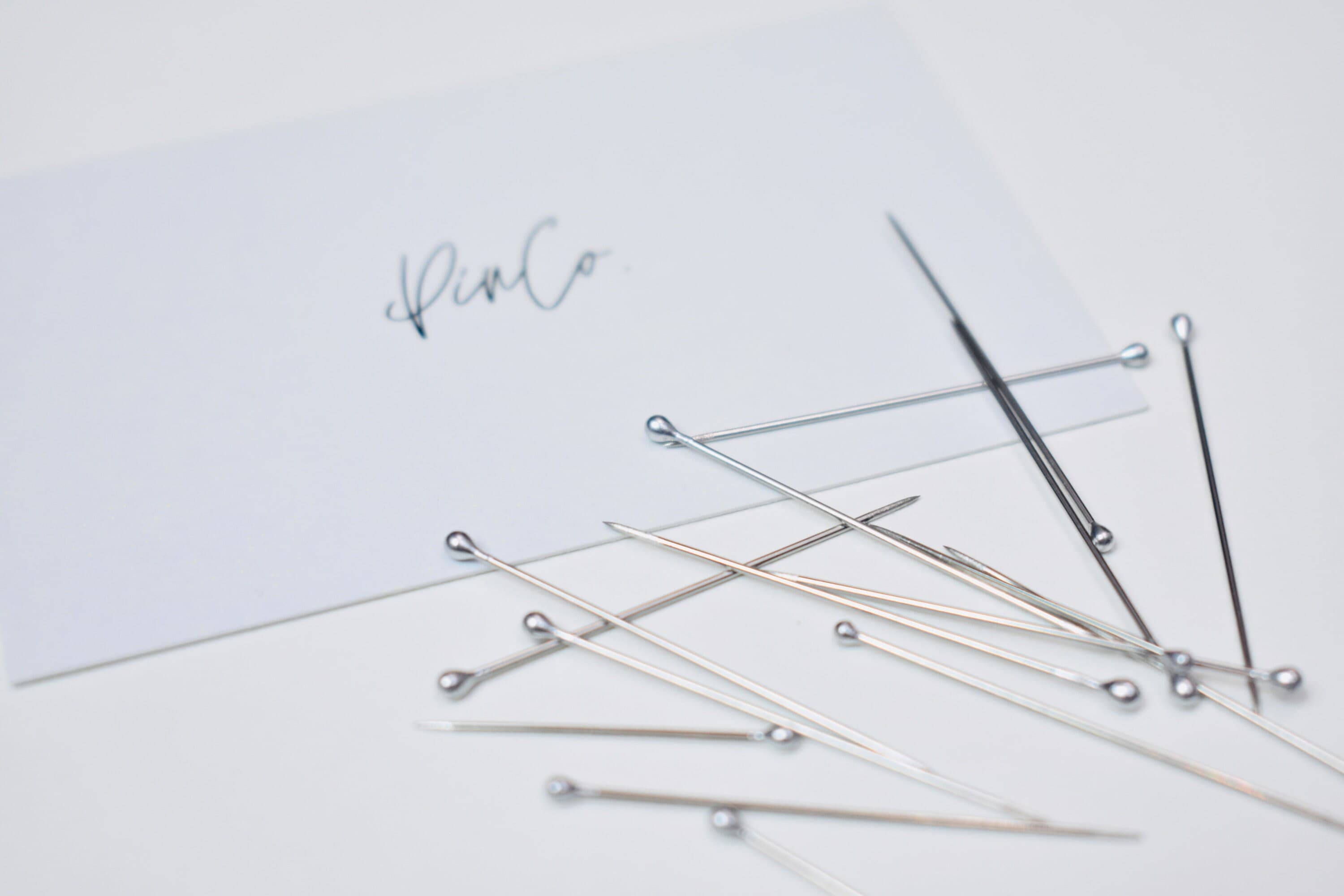 10x The Original Silver Stainless Steel Thin Hijab Pins - image 3