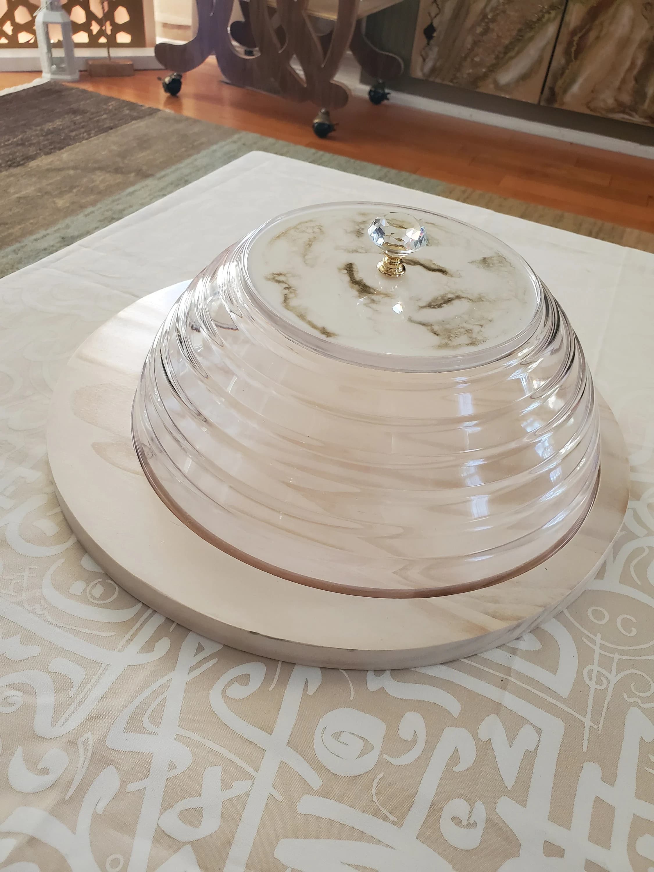 Dessert serving tray with lid - image 4