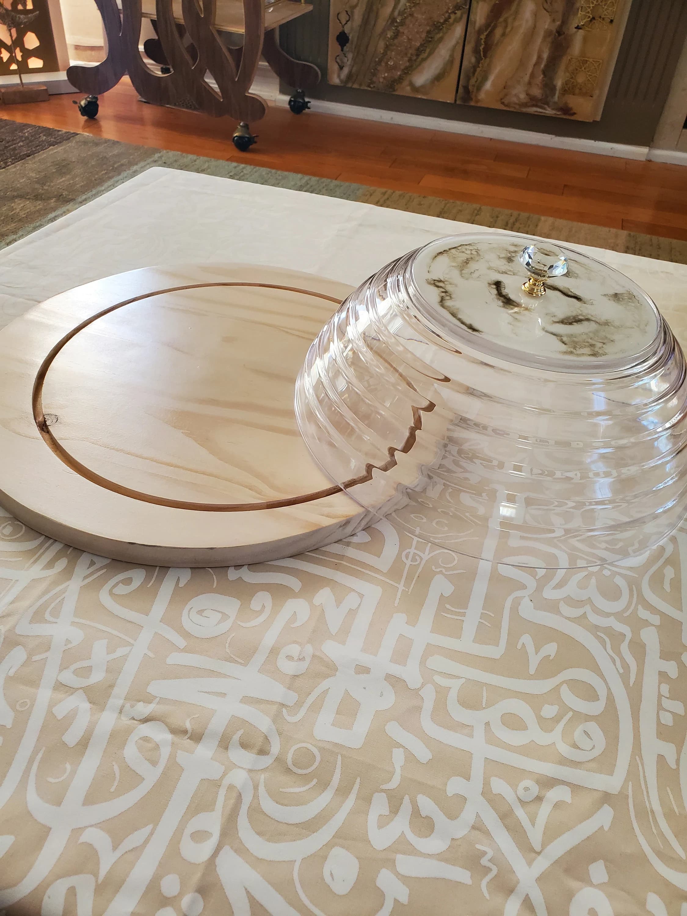 Dessert serving tray with lid - image 3