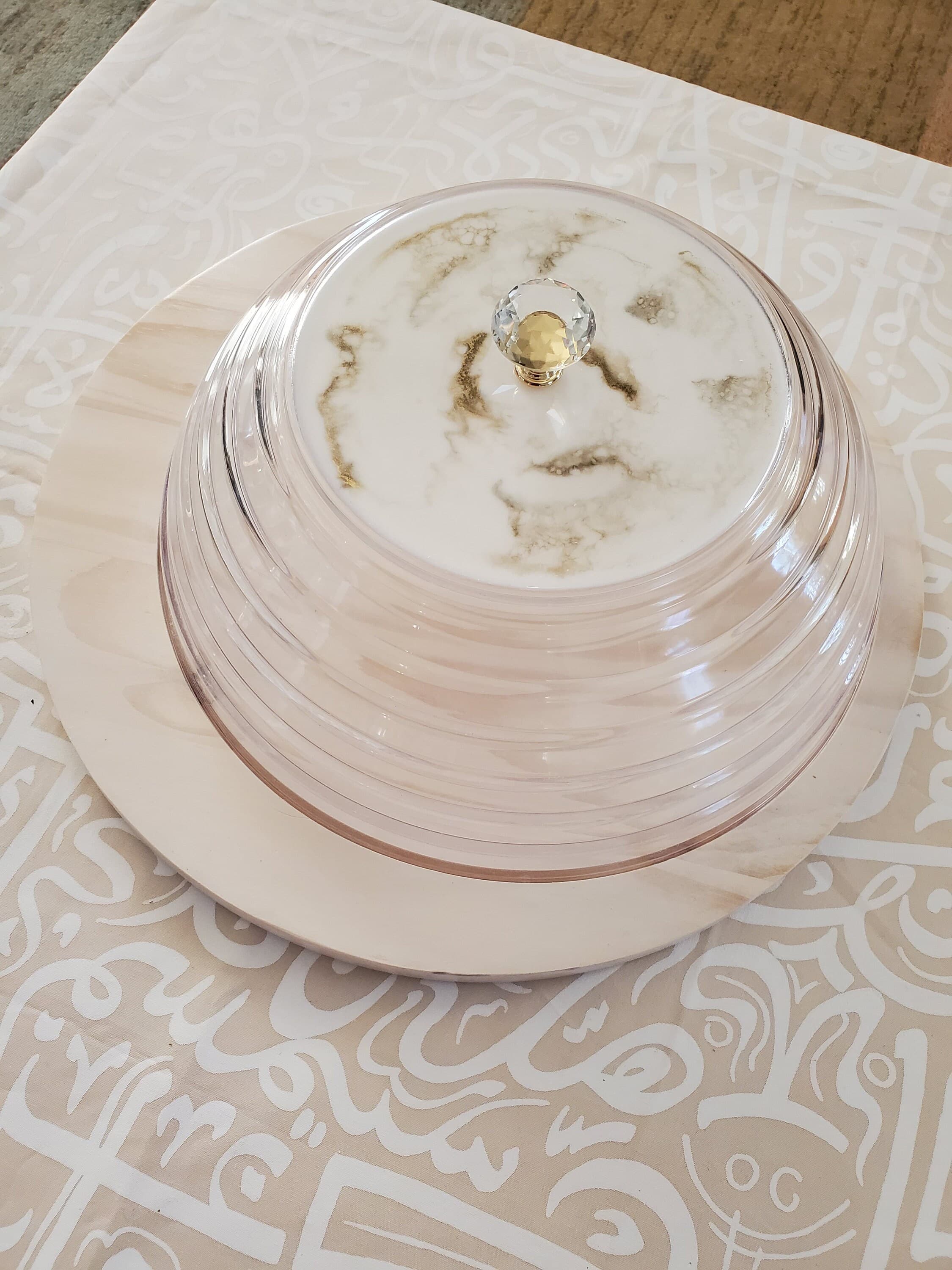 Dessert serving tray with lid - image 2