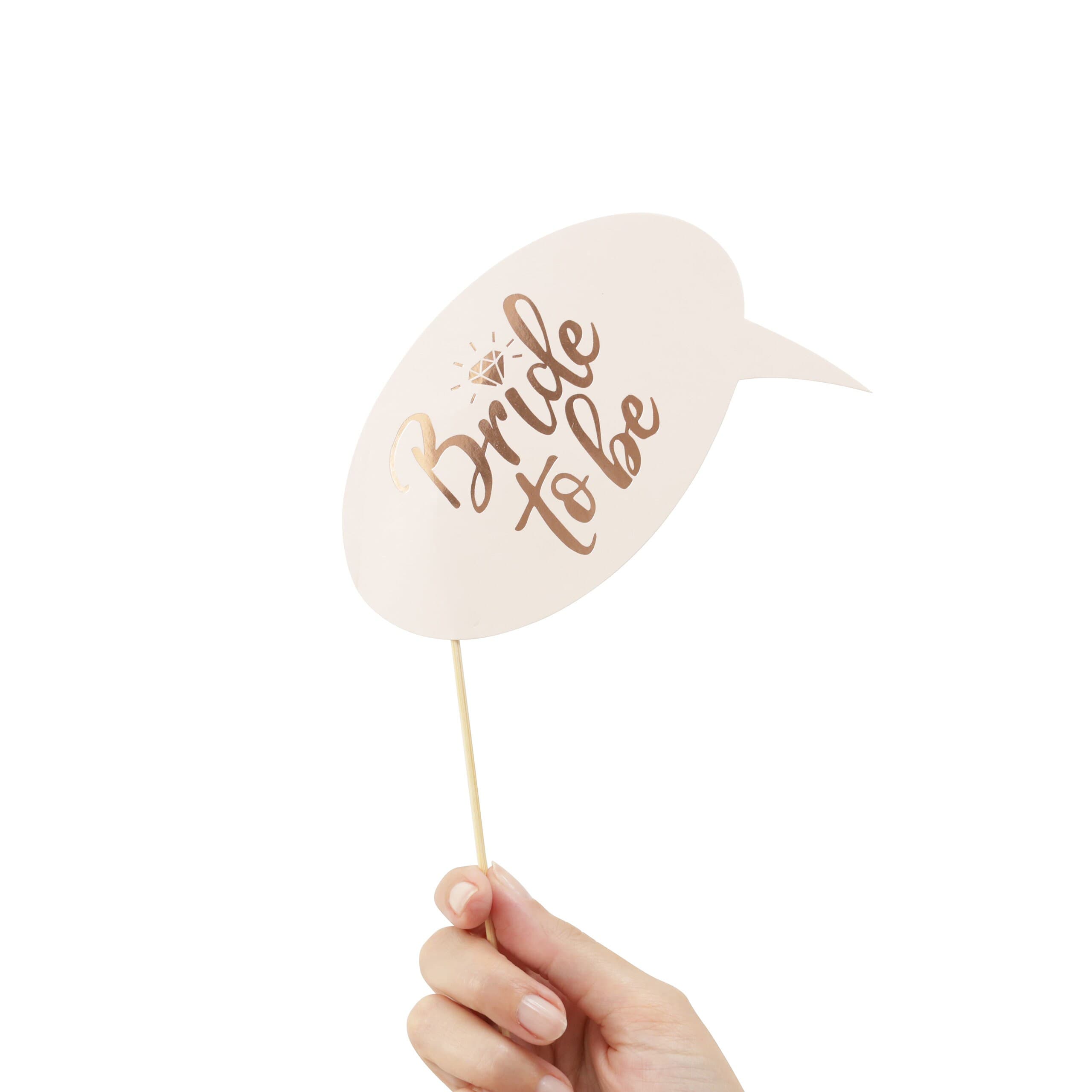 Hen Party Photo Booth Props: Pink & Rose Gold Selfie Props (Set of 10) - image 4