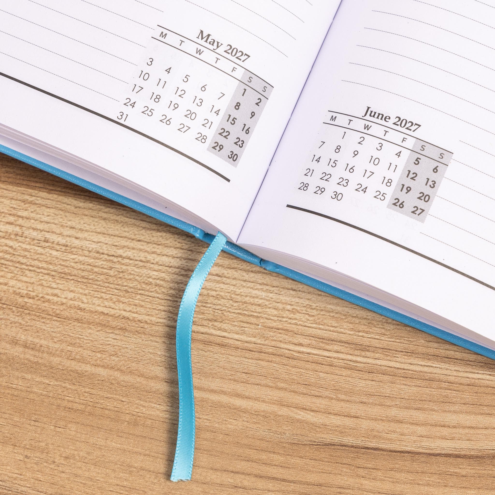 2027 Diary A4 Day to Page For Everyday Full Year Planner Desk Hardback Diaries - image 5