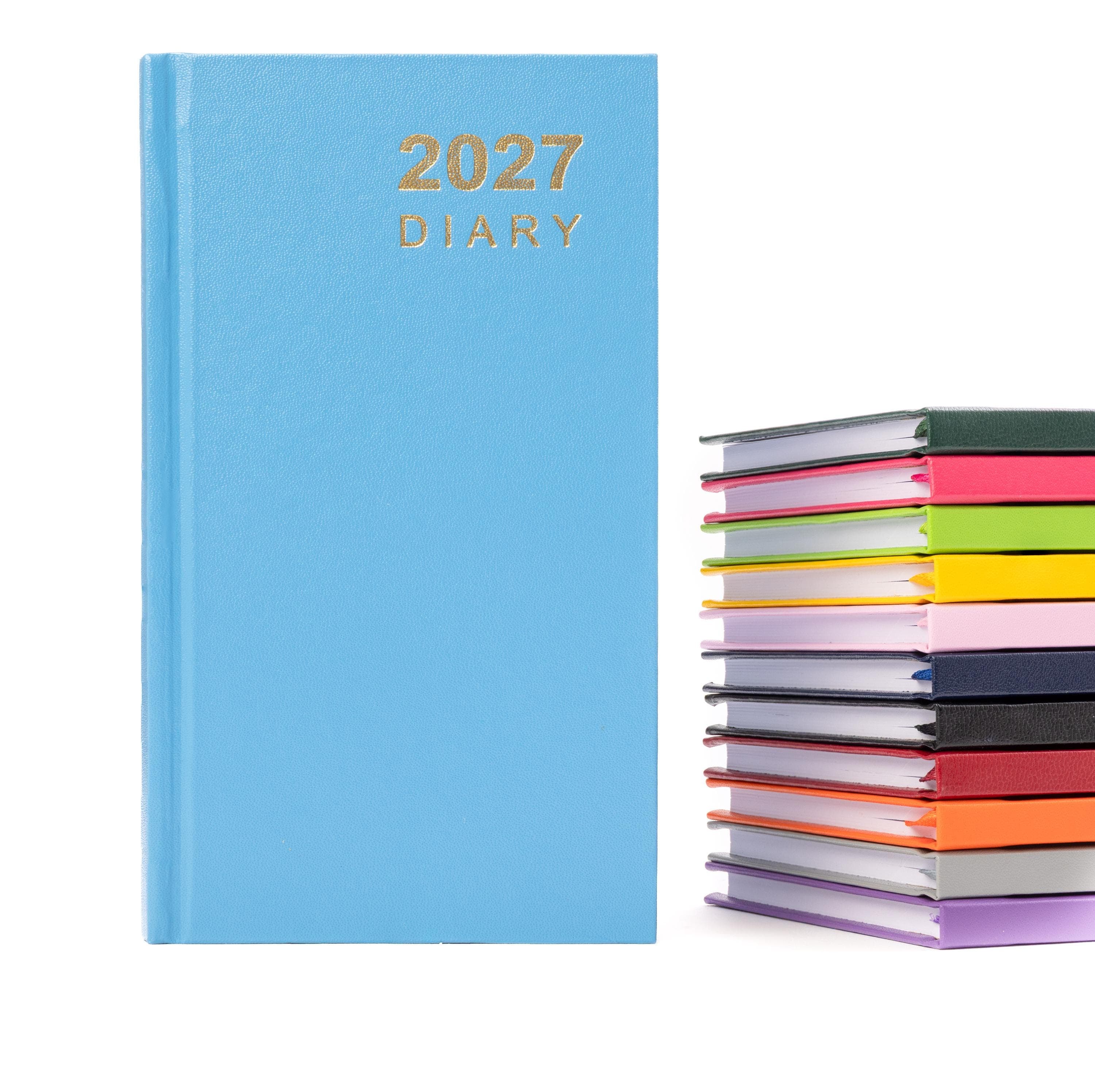 2027 Diary Slim Size Week to View Jan-Dec Diaries Full Year Hardback Planner