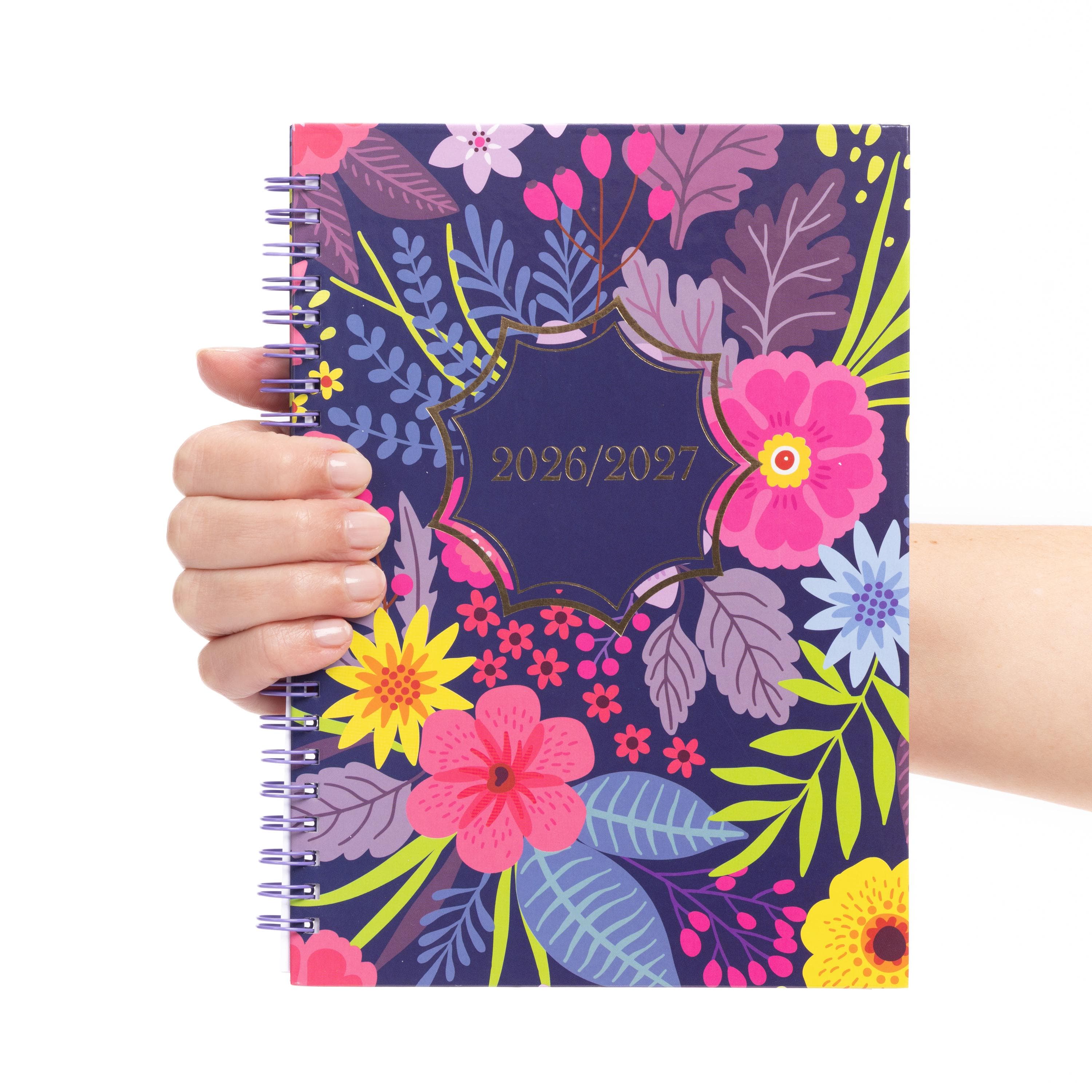 2026-2027 Academic Diary A5 Spiral Week to view School Office Mid Year Hardback