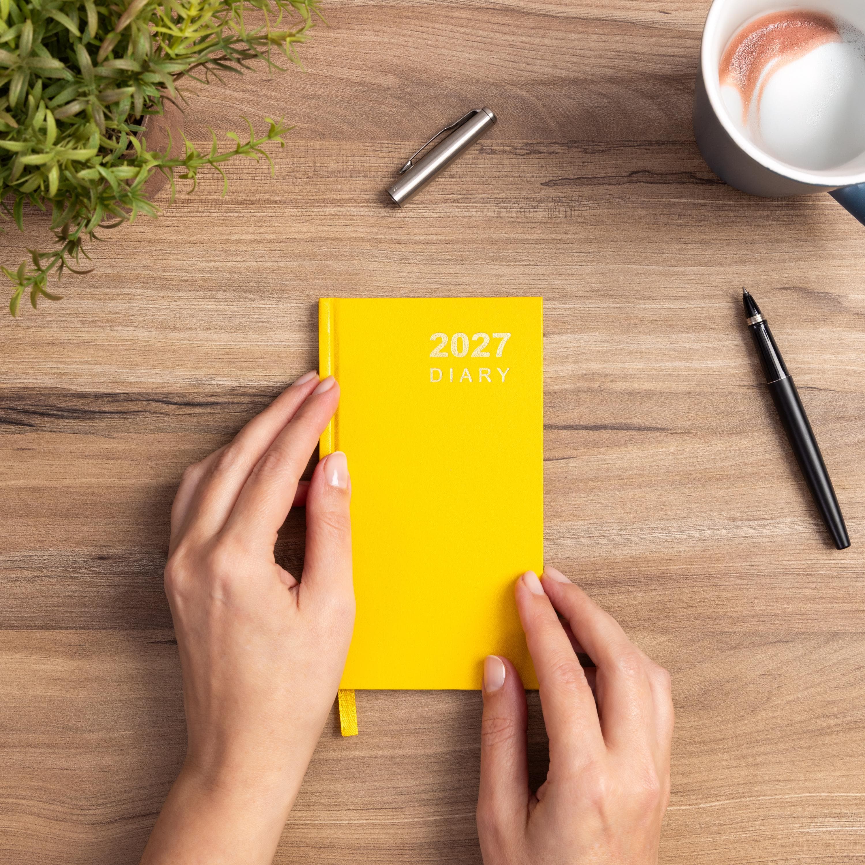 2027 Diary Slim Size Week to View Jan-Dec Diaries Full Year Hardback Planner - image 3