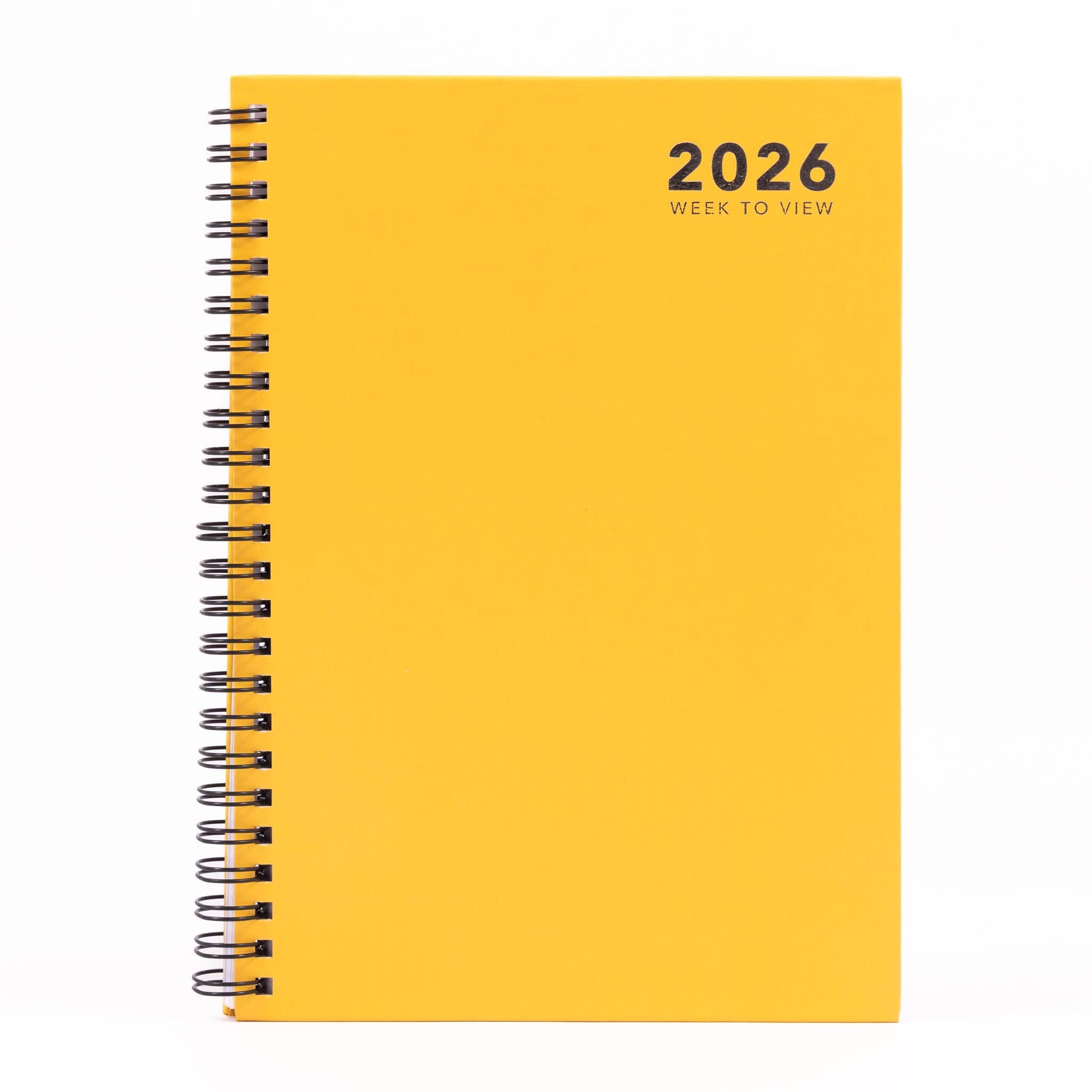 2026 A5 Week To View Diary Full Year Planner Desk Organiser Spiral Hardback Book - image 4