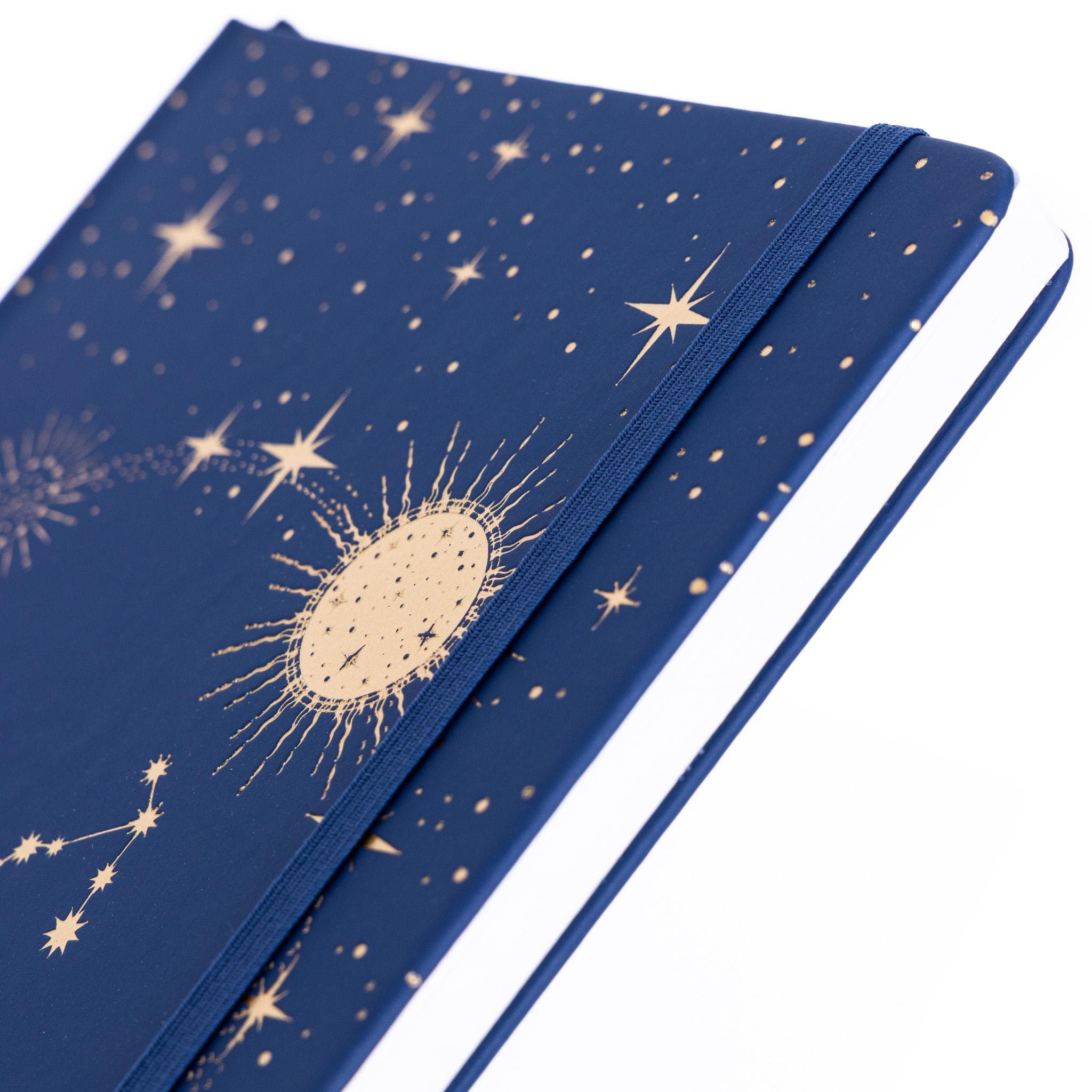 Scorpio Zodiac Notebook: A5 Gold Foil Journal, Faux Leather Hardback - image 4
